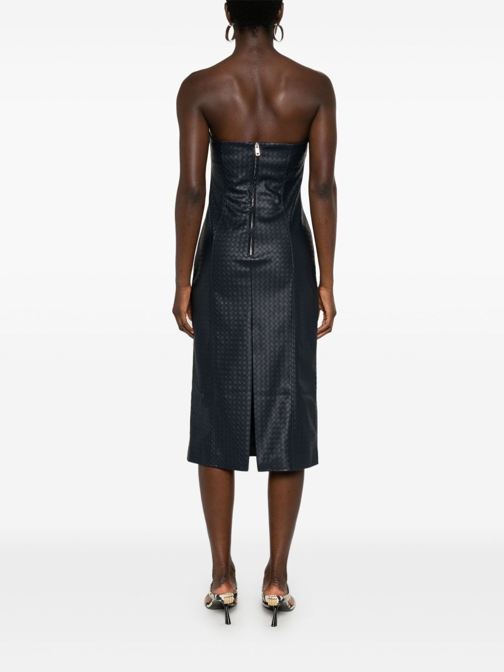 braided midi dress - 4