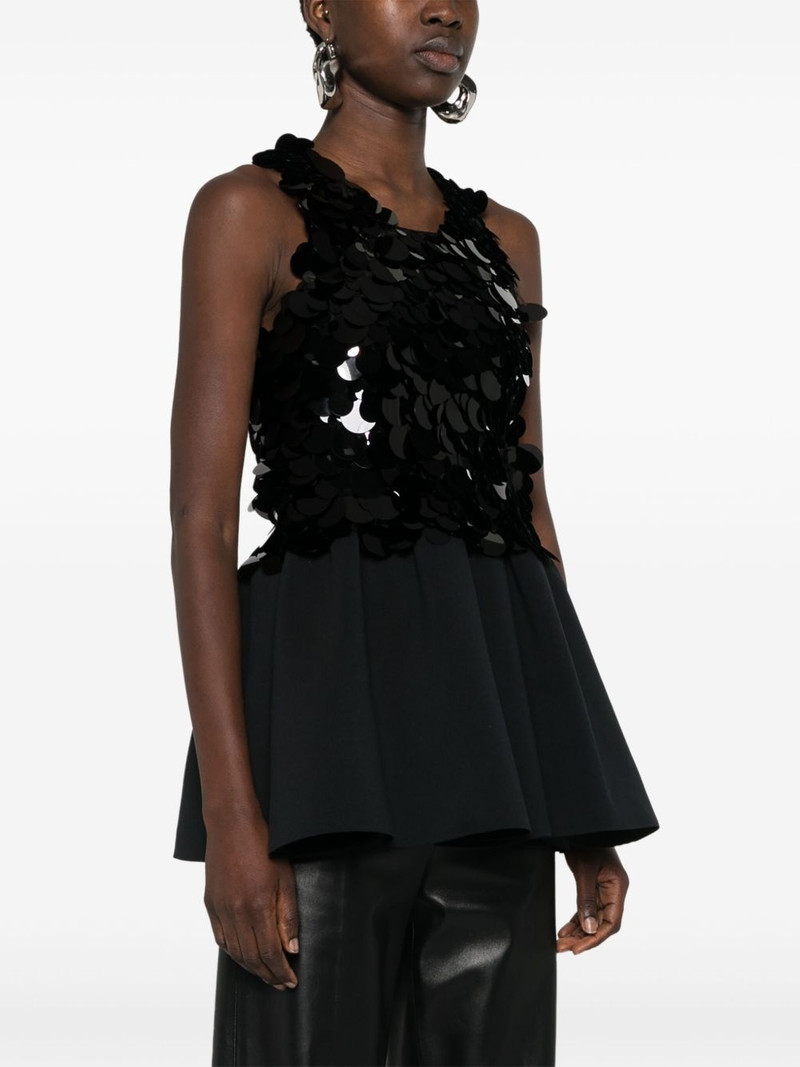 sequin-embellished knitted top 3