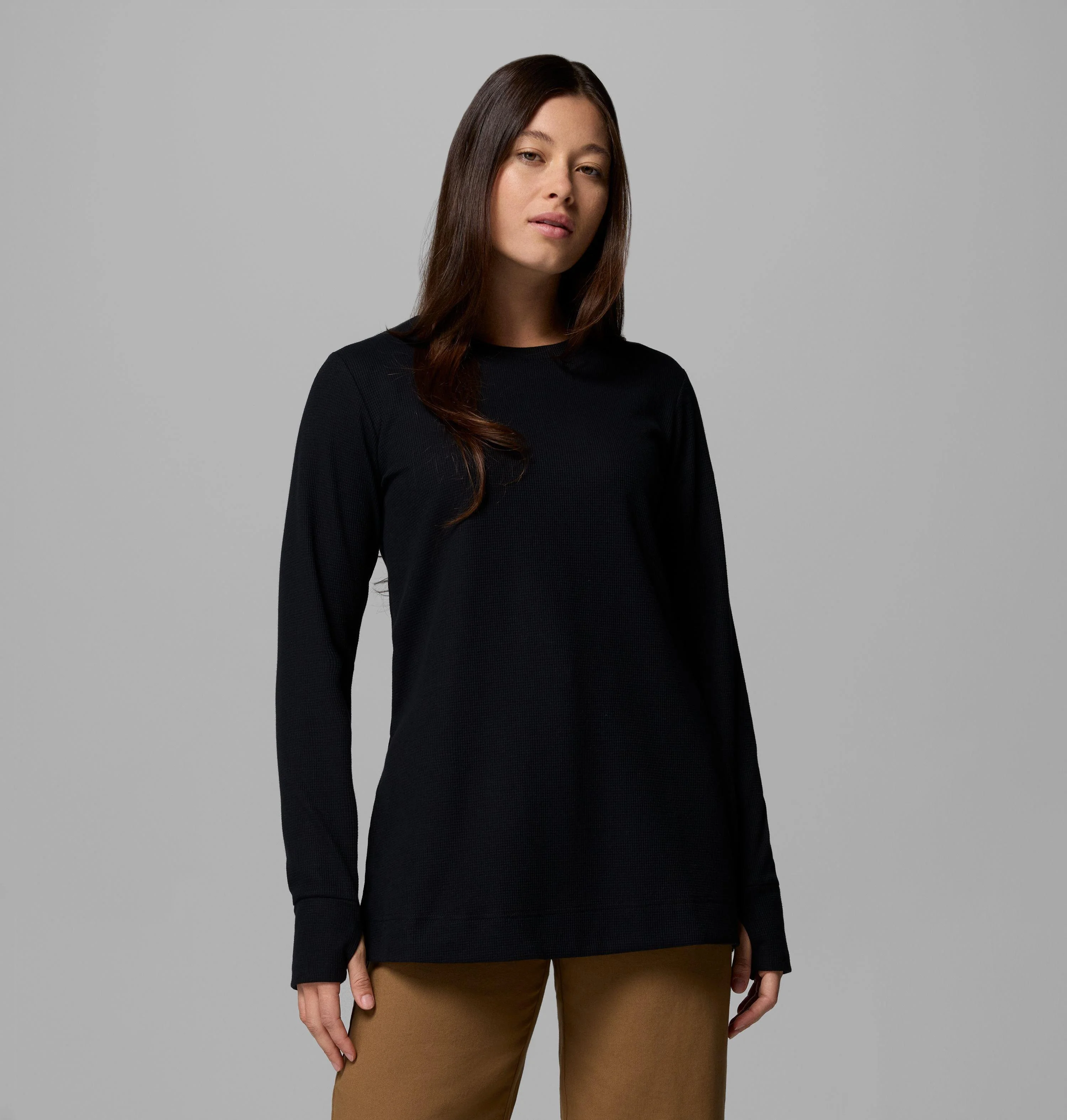 Women's Holly Hideaway Waffle Tunic - 1