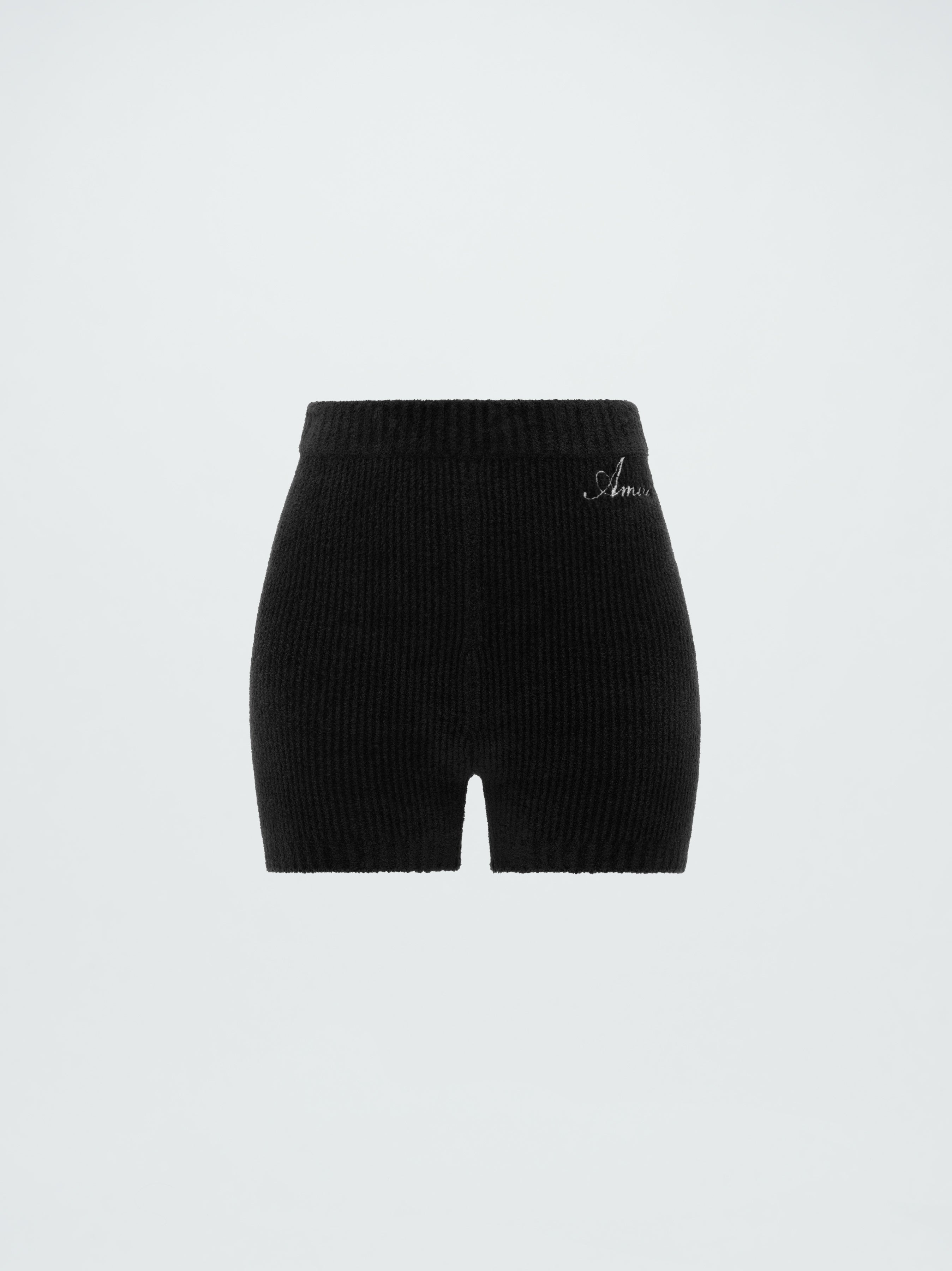 SWEATER KNIT SHORTS - 1