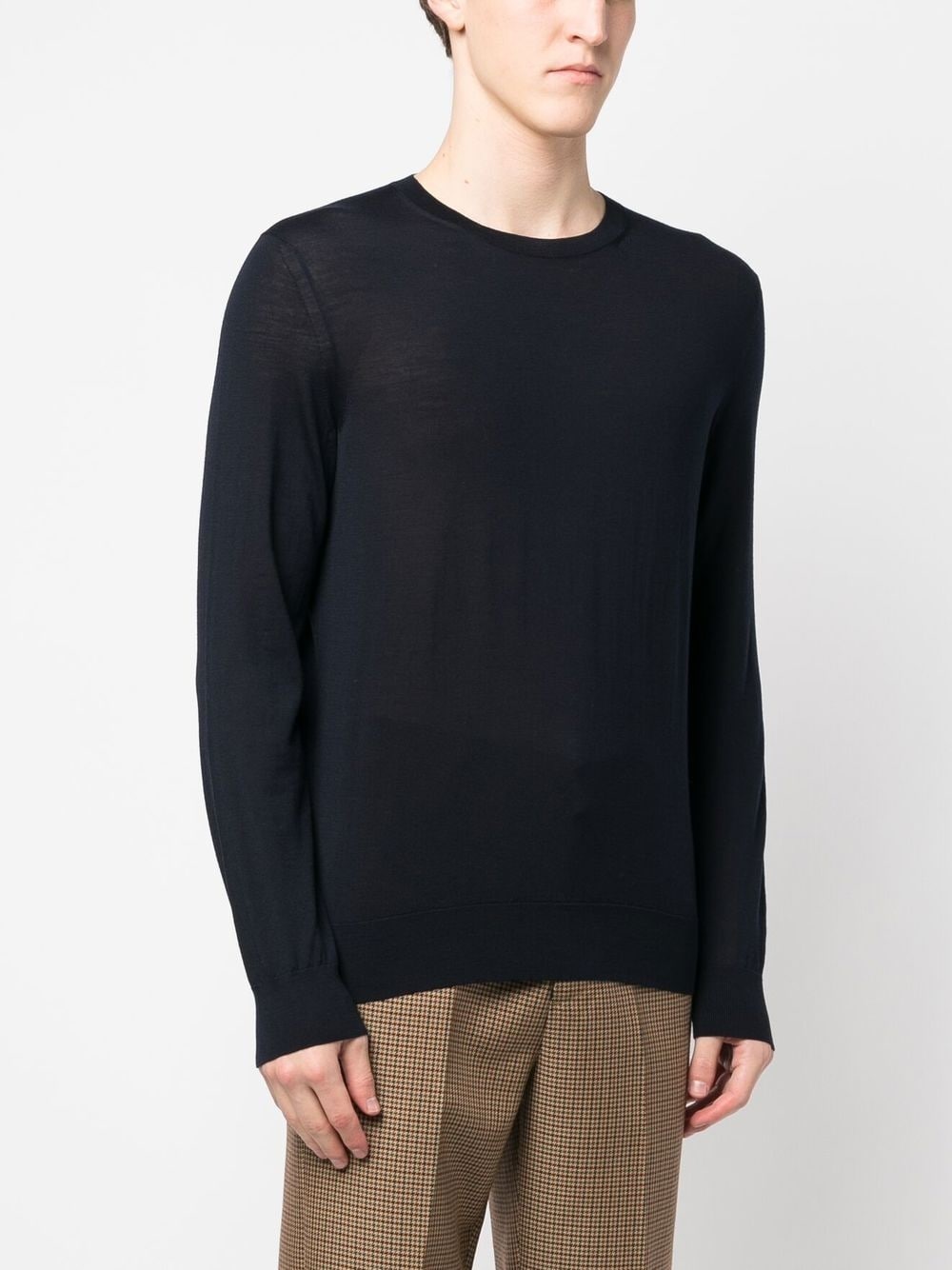 fine-knit wool jumper - 3