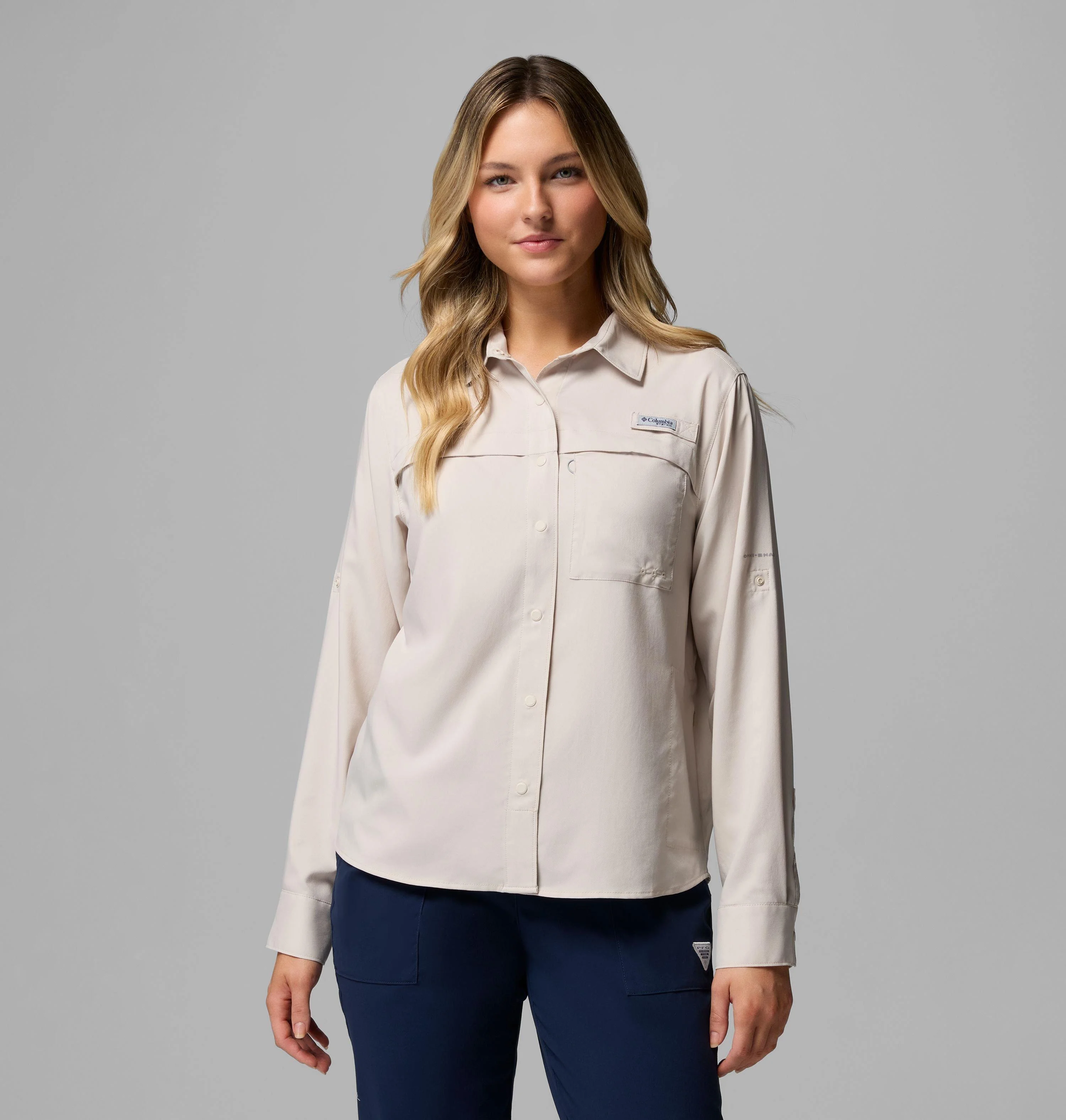 Women's PFG Castback Woven Long Sleeve Shirt - 1