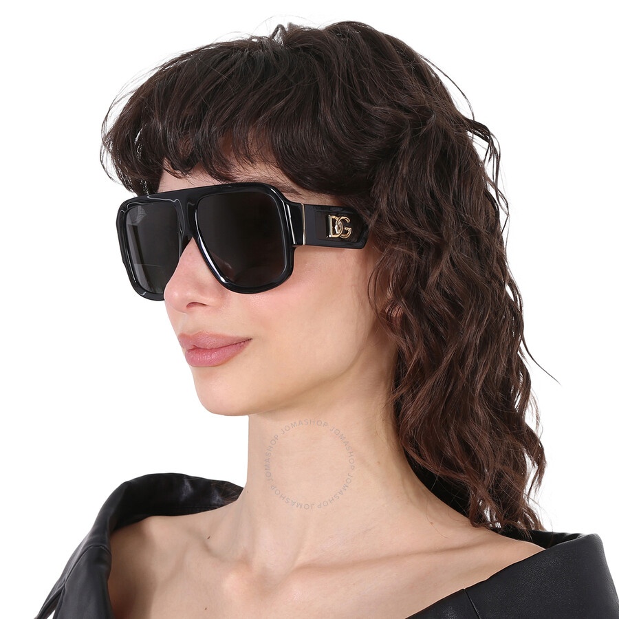 Dolce and Gabbana Dark Gray Square Men's Sunglasses DG4401 501/87 58 - 2