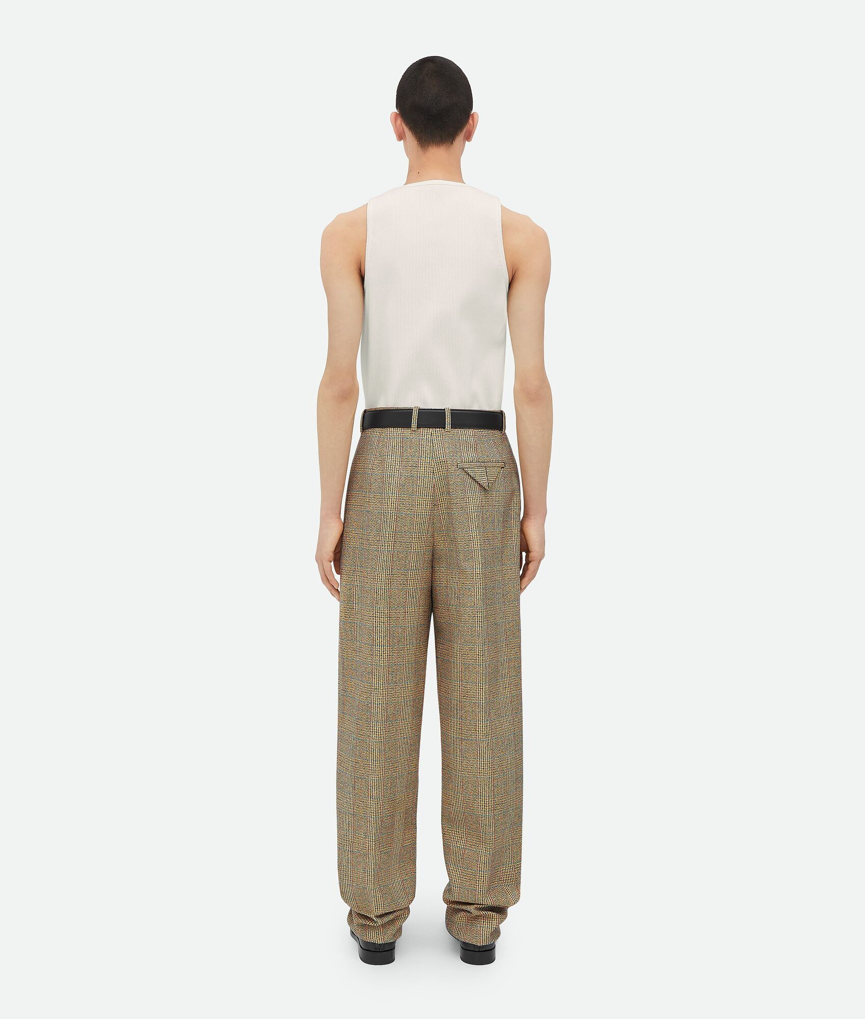 Prince Of Wales Wool Trousers - 3