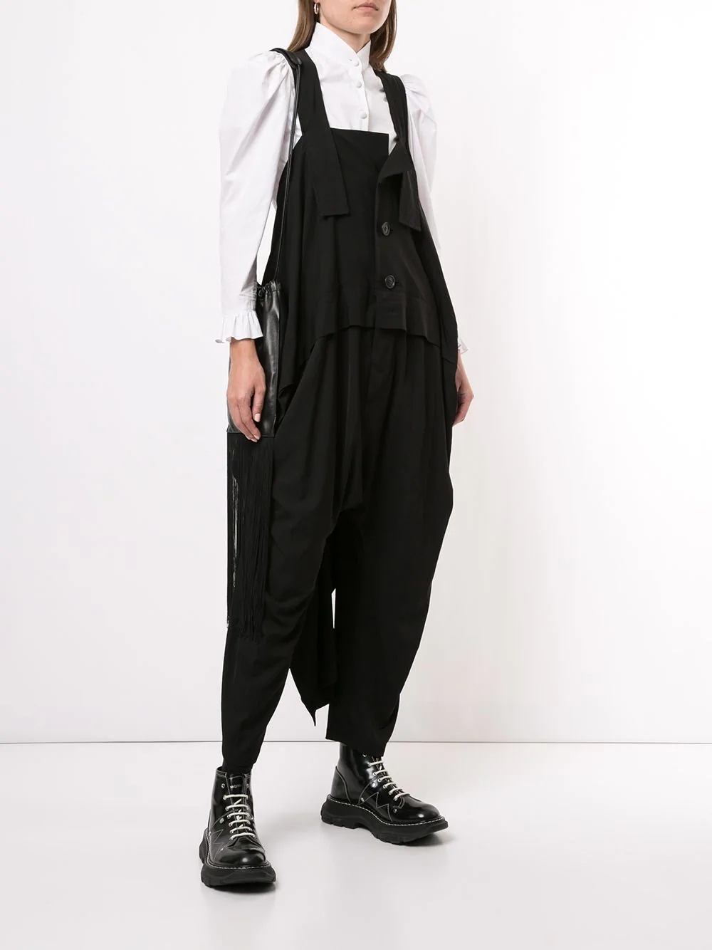 balloon-leg jumpsuit  - 2