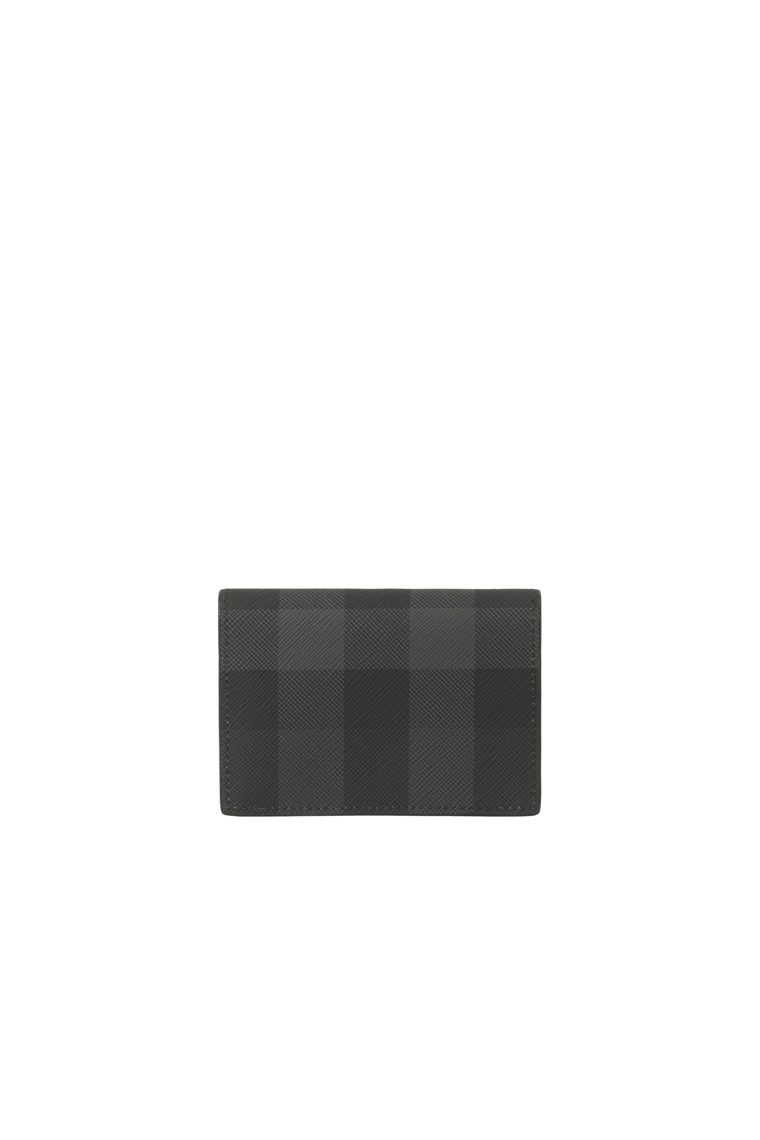 burberry Check Folding Card Case in Charcoal at Nordstrom - 3
