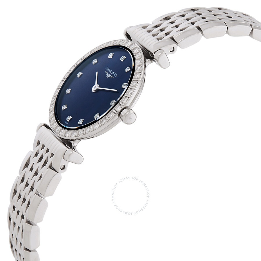 Longines La Grande Classique Quartz Diamond Blue Dial Ladies Watch L4.341.0.97.6 - 2