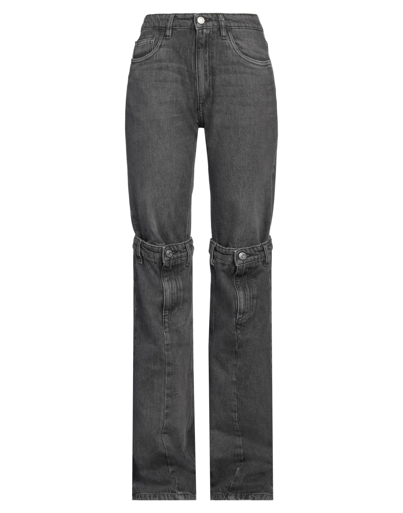 Black Women's Denim Pants - 1
