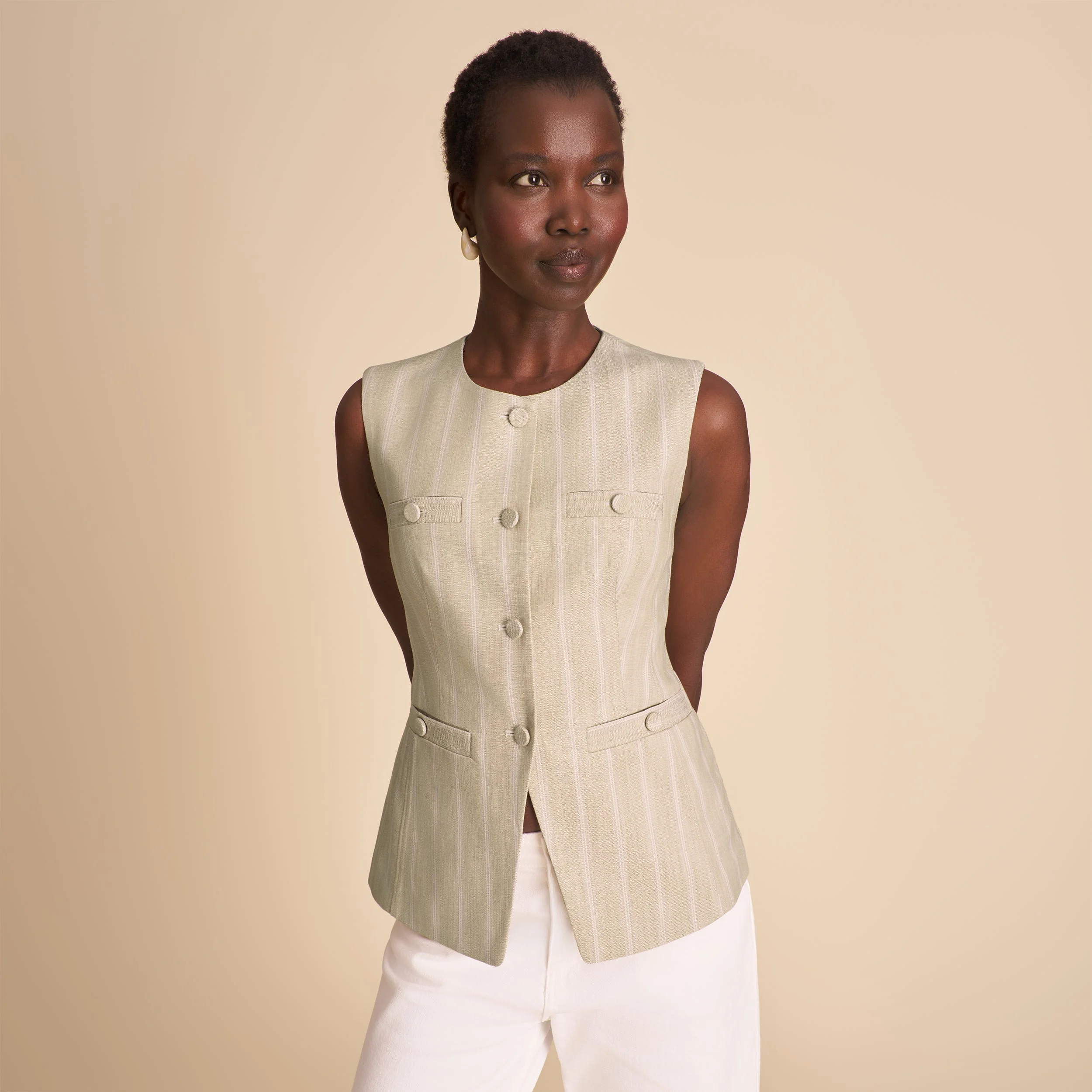 Aliza Travel Vest - CloudWeave - 1