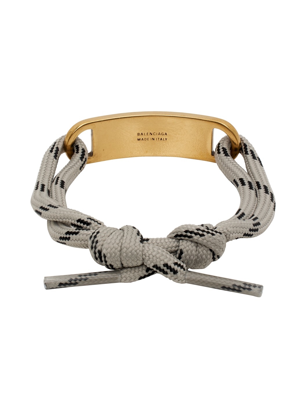 Gray & Gold Plate Bracelet - 2