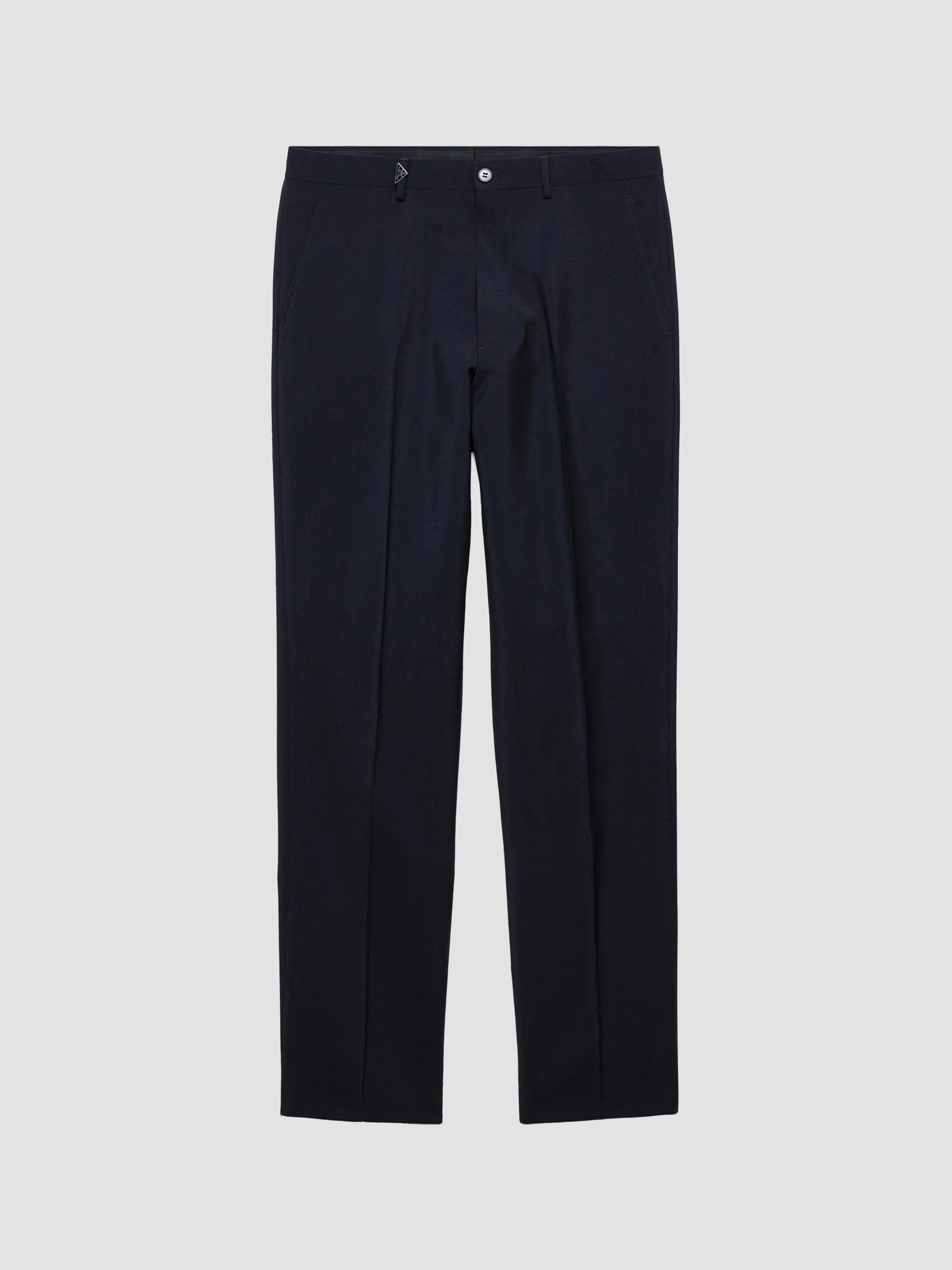 Men's Mohair Wool Pants - Blue - 1