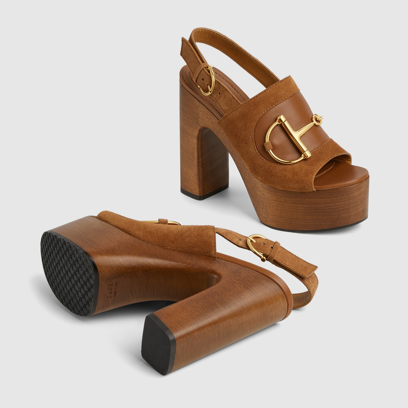 Women's platform sandal with Horsebit 5