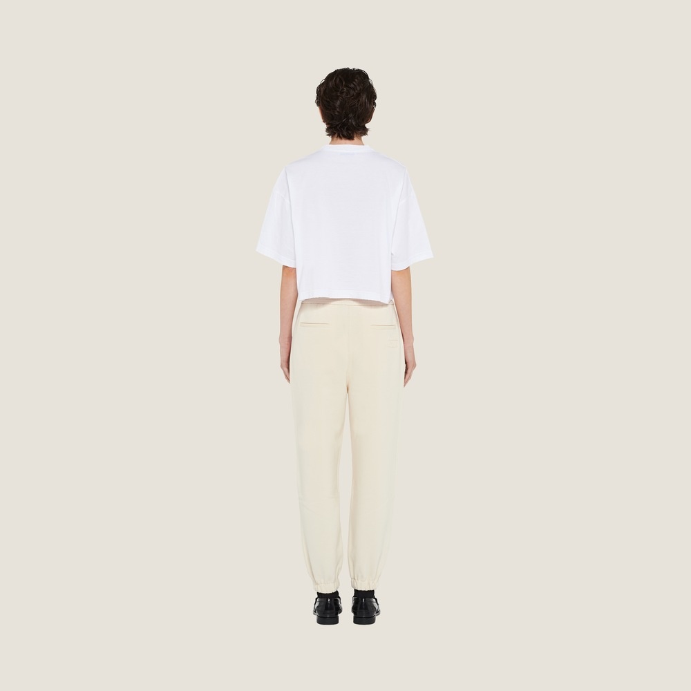 Cotton joggers with embroidered logo - 3