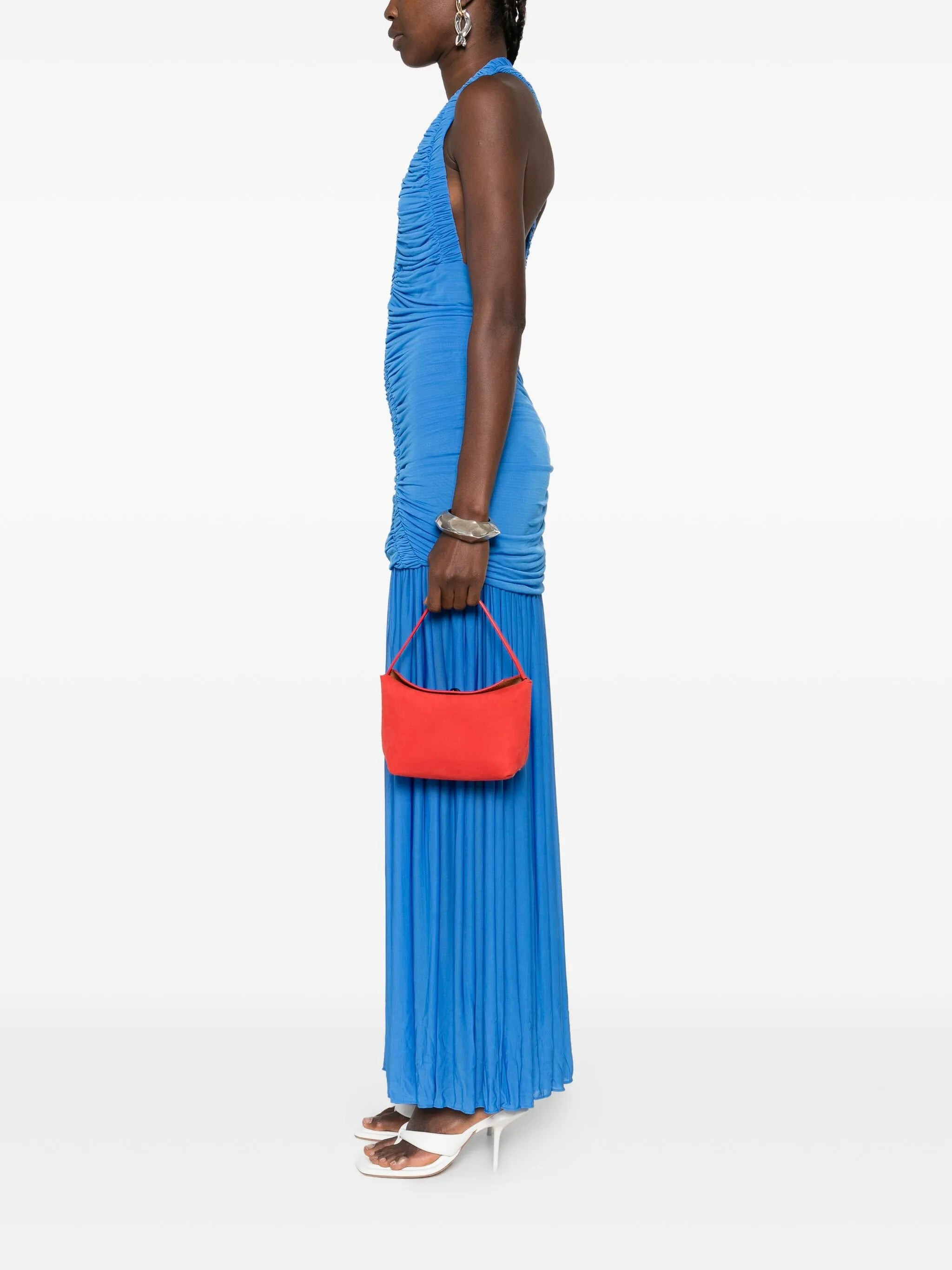 Christopher Esber Turnlock Suede Mini Tote Bag - 3
