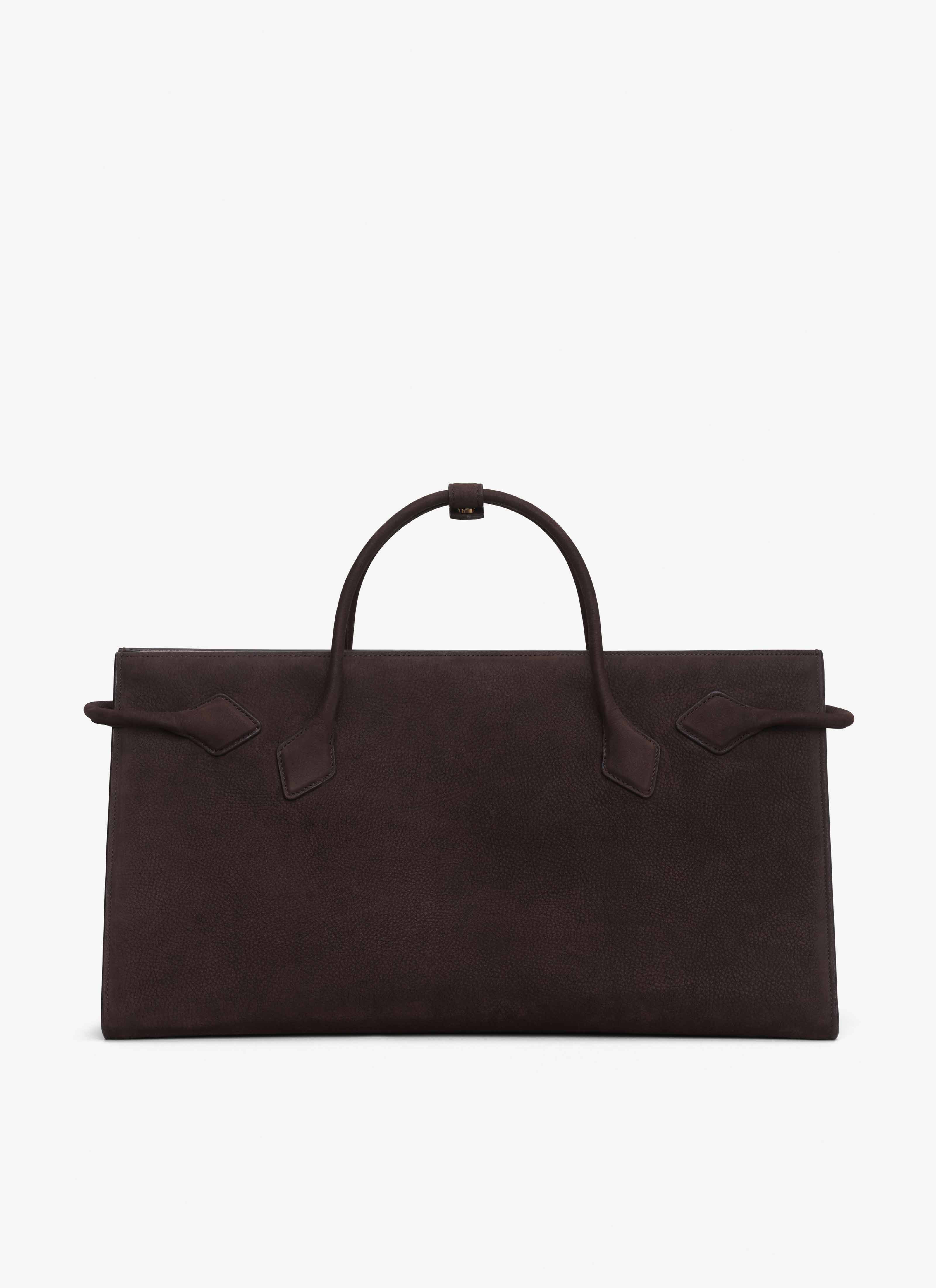 LE TECKEL TOTE BAG IN NUBUCK - 4