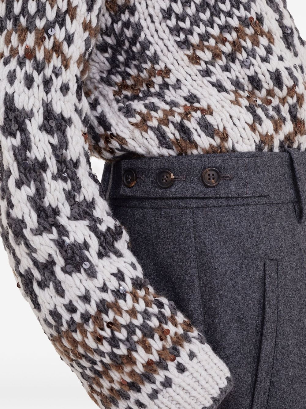 tailored wool trousers - 5
