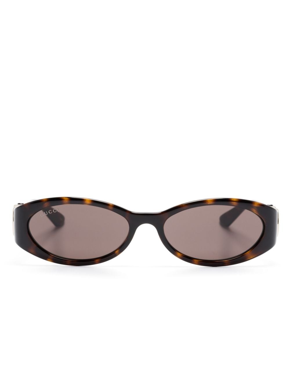oval-frame sunglasses - 1