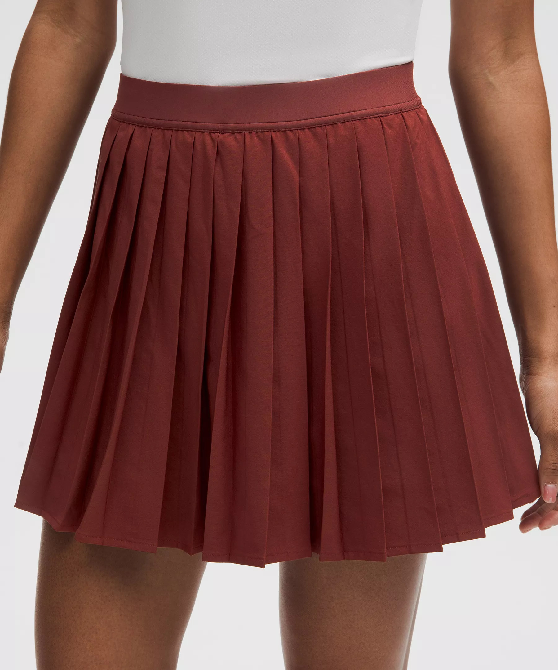 High-Rise Pleated Tennis Skirt *Long - 4