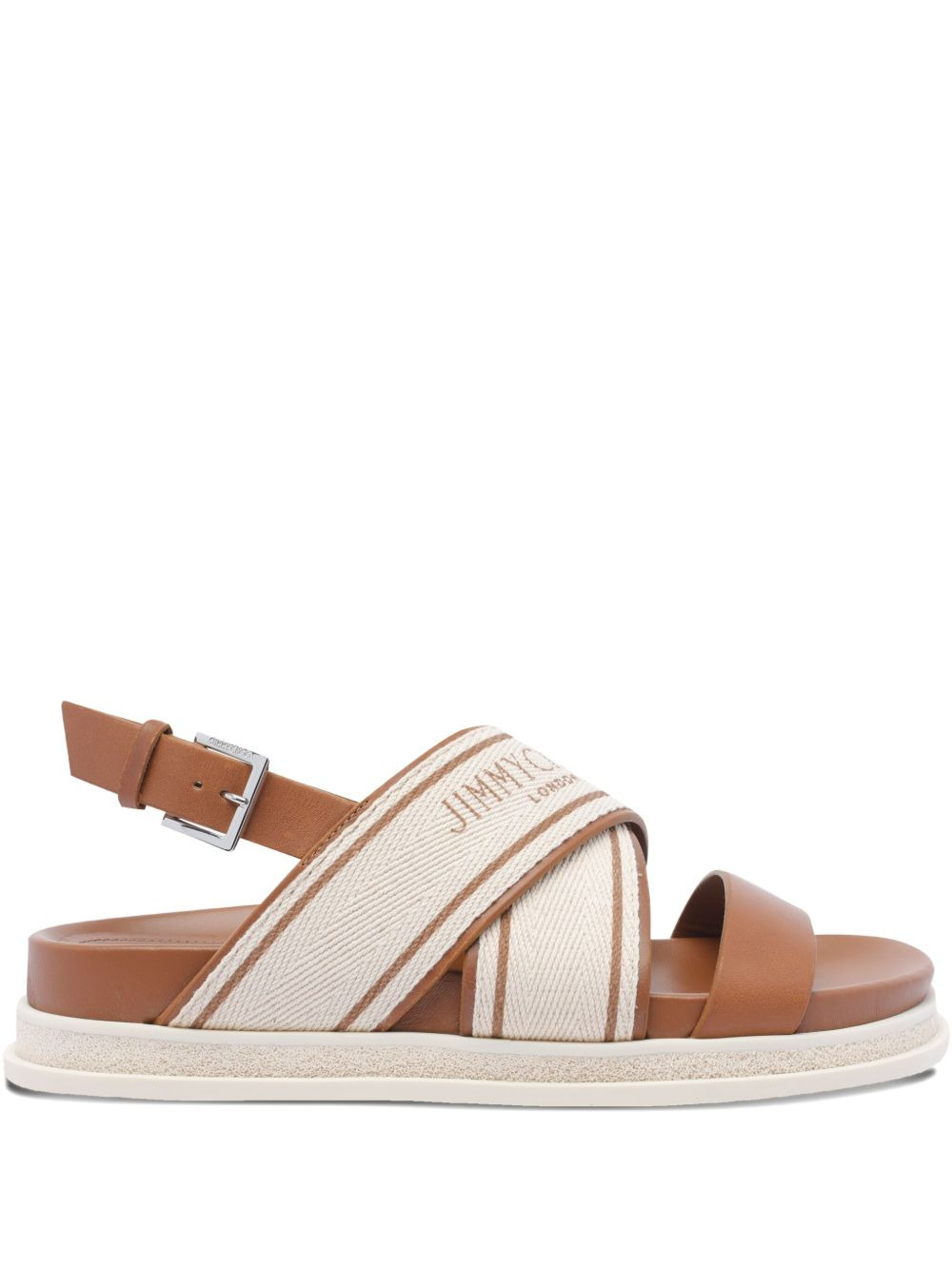 Jimmy Choo Sandals Leather Brown - 1