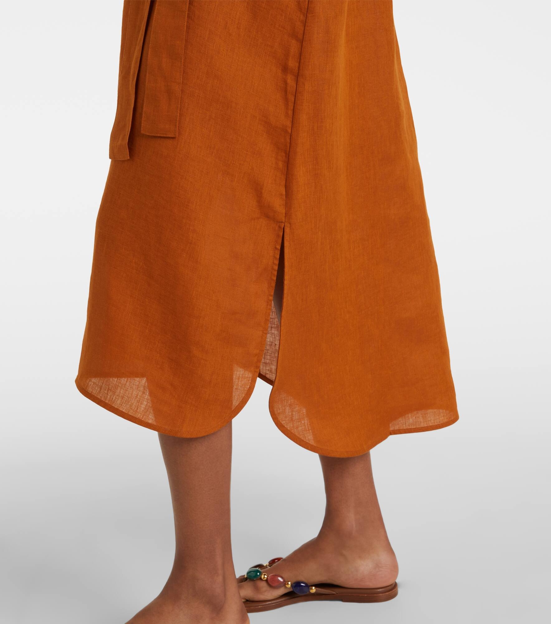 Bibi linen kaftan - 5