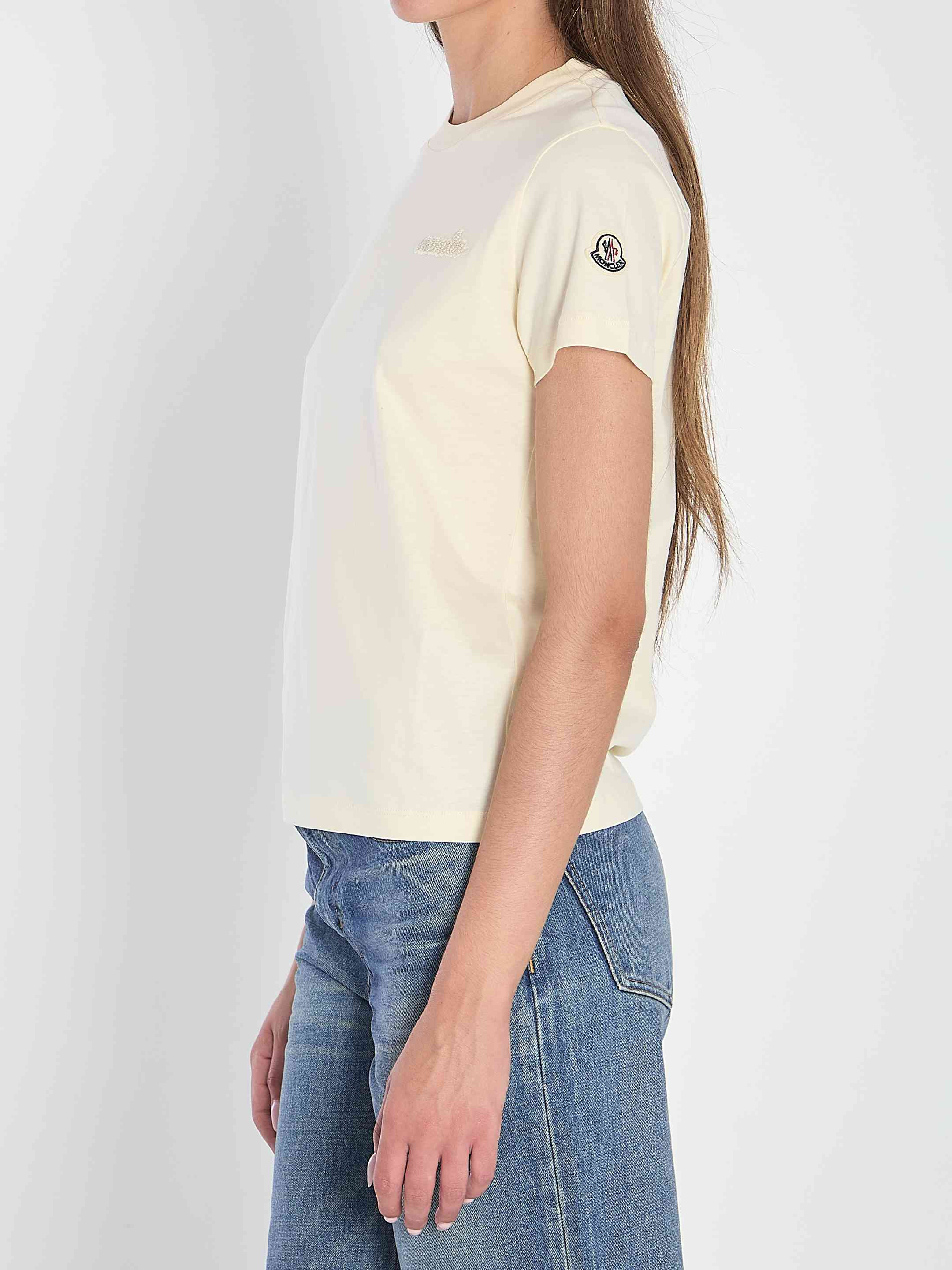 Moncler Women Beaded Logo T-Shirt - 2
