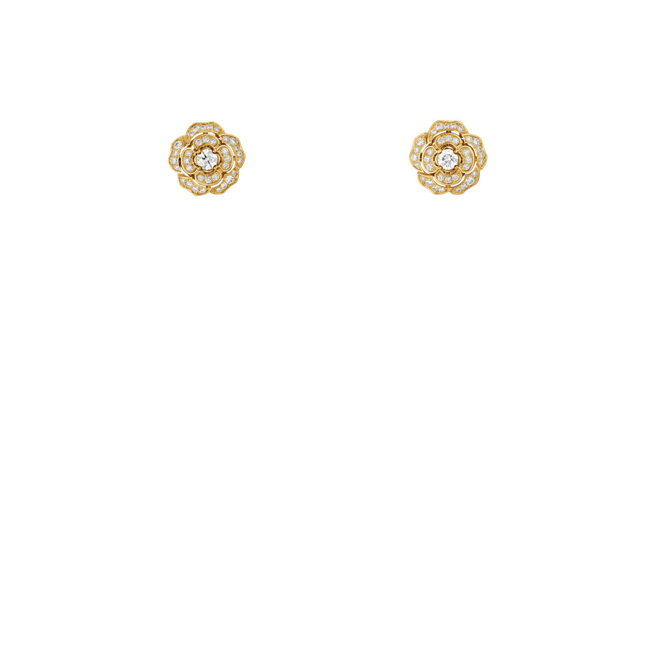Bouton de Camélia transformable earrings - 2