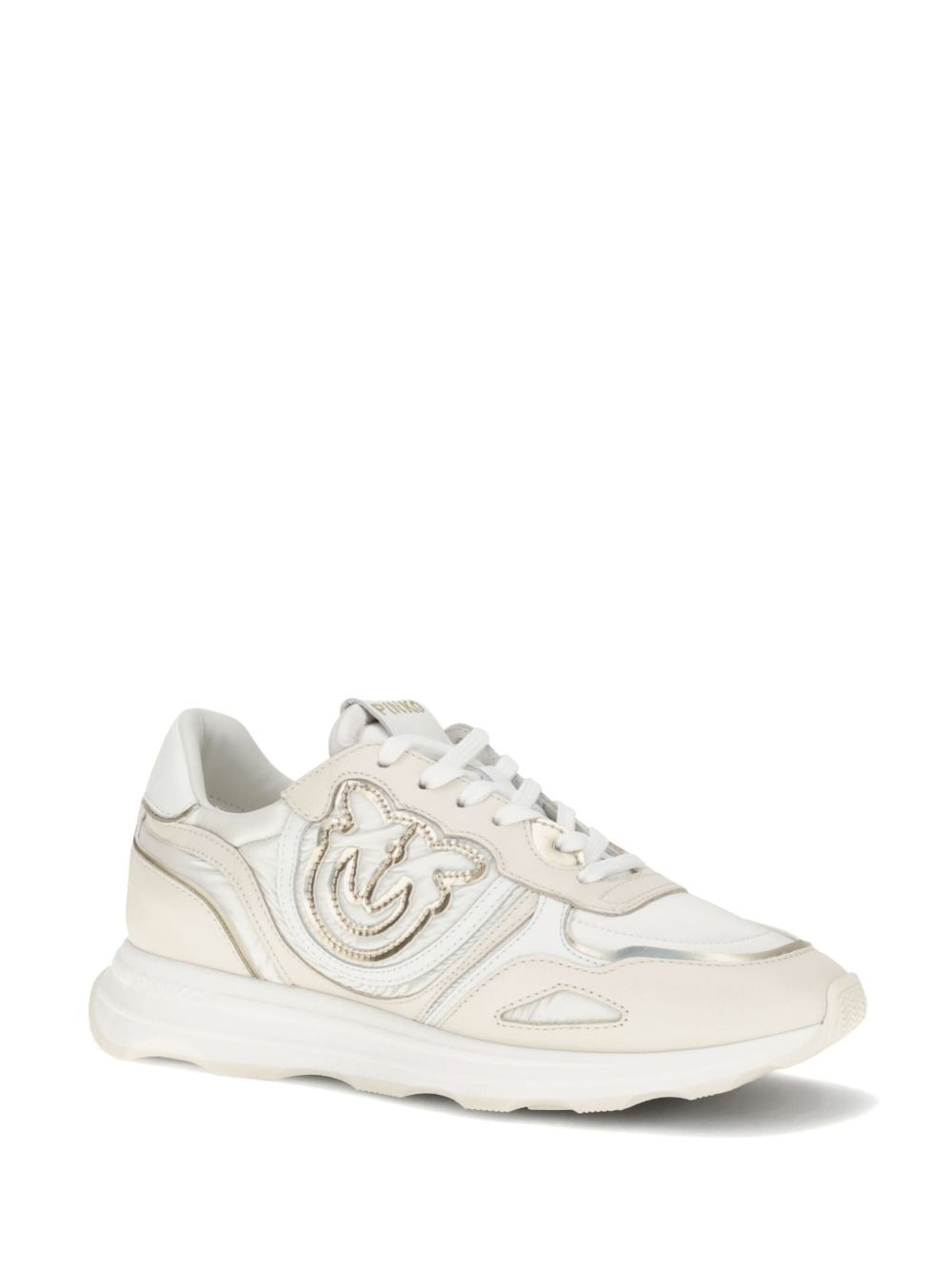 Zoe logo-detail leather sneakers - 2