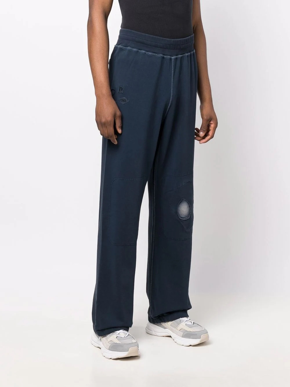 distressed cotton sweatpants - 3