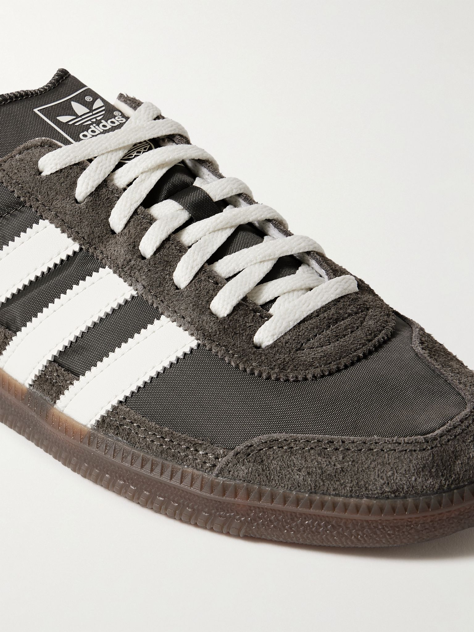 Wensley Spezial Suede and Leather-Trimmed Shell Sneakers Brown - 5