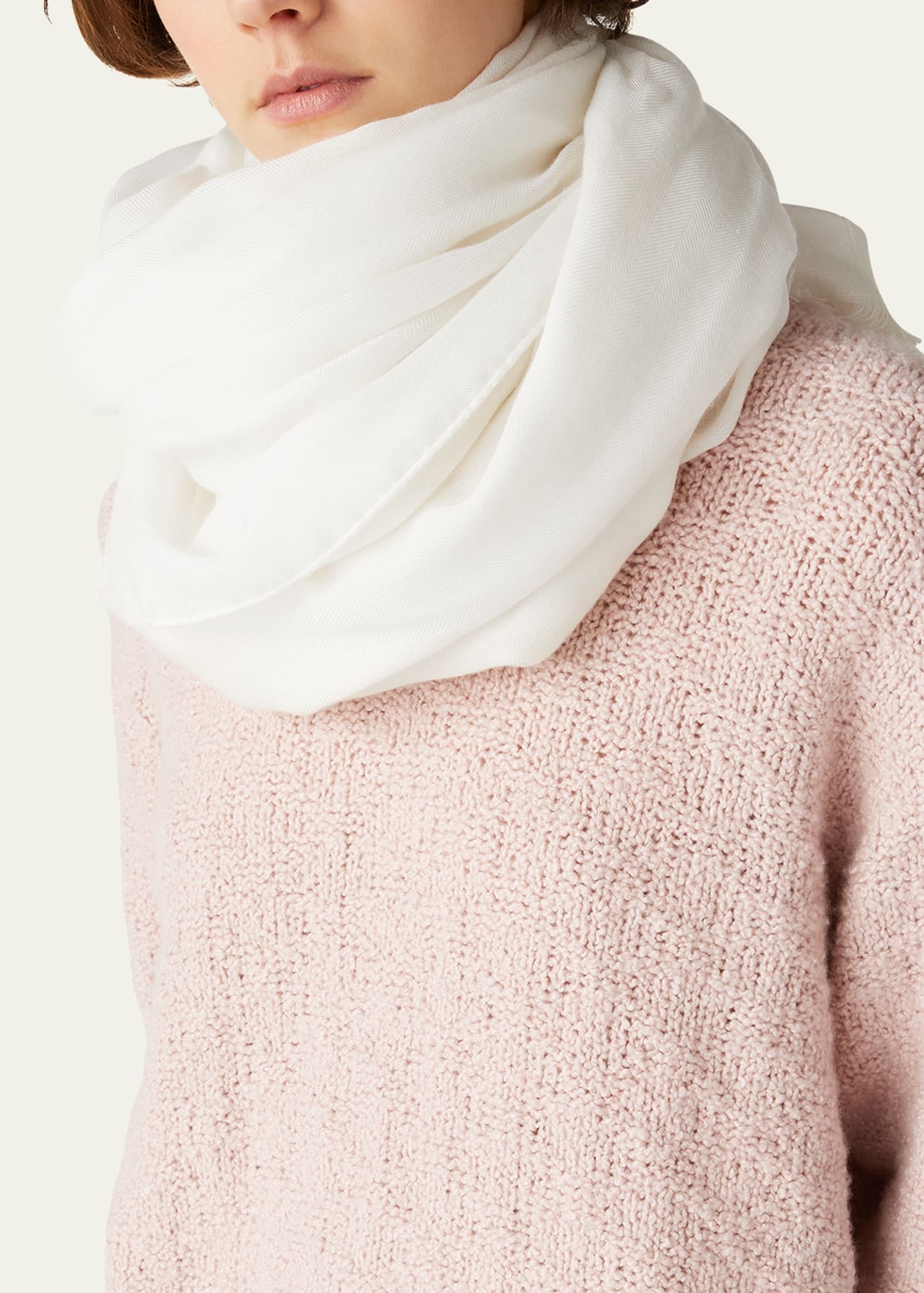 Jacquard Cashmere Maxi Stole - 3