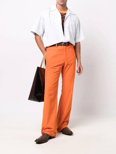 Marni corduroy wide-leg trousers outlook