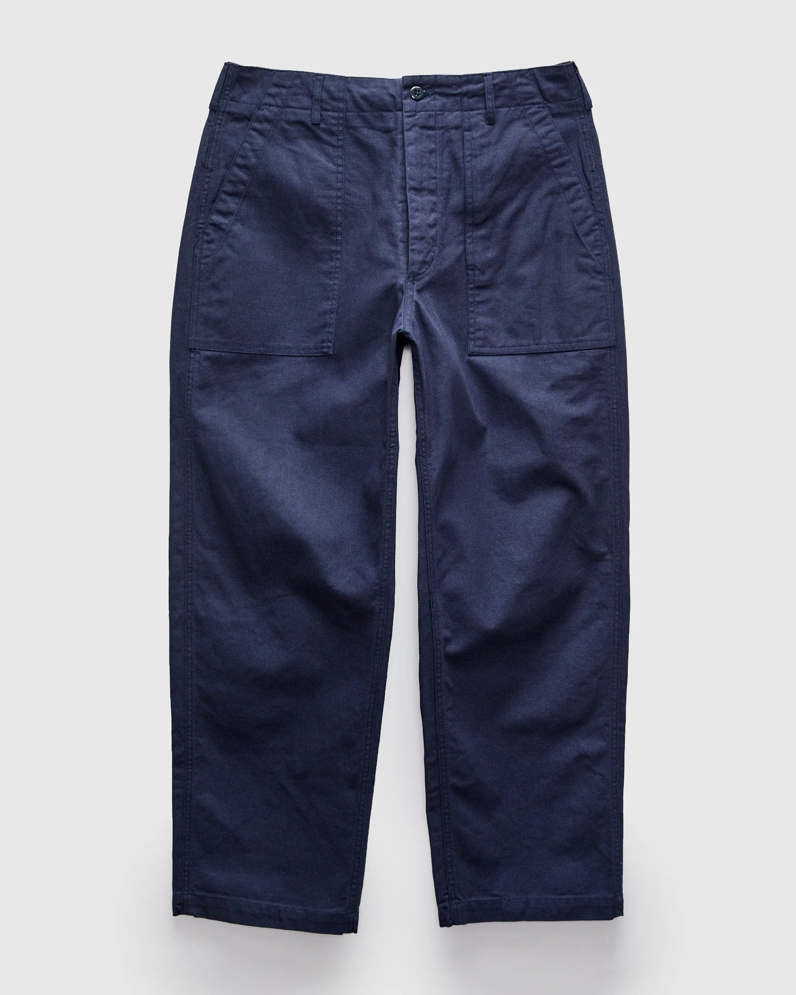 Fatigue Pants in Navy 10oz Duck Canvas - 1