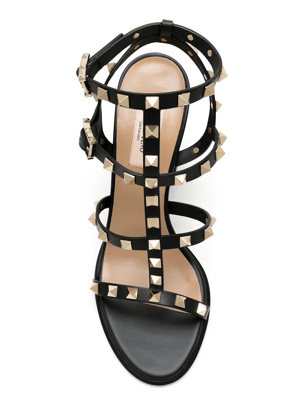 Rockstud-embellished sandals - 4