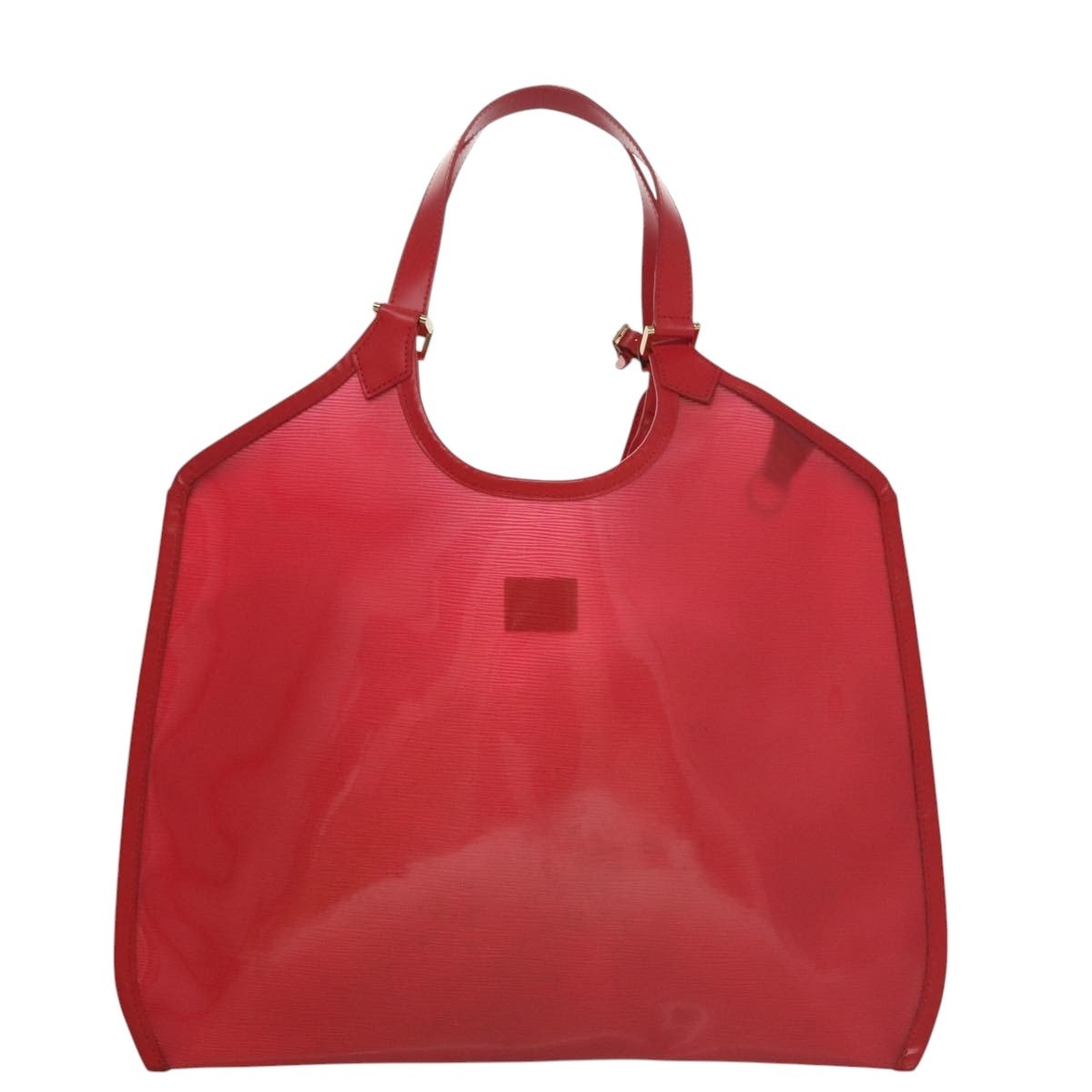 LOUIS VUITTON Epi Plage Via Hand Bag Vinyl Red Grenadine M92152 - 2