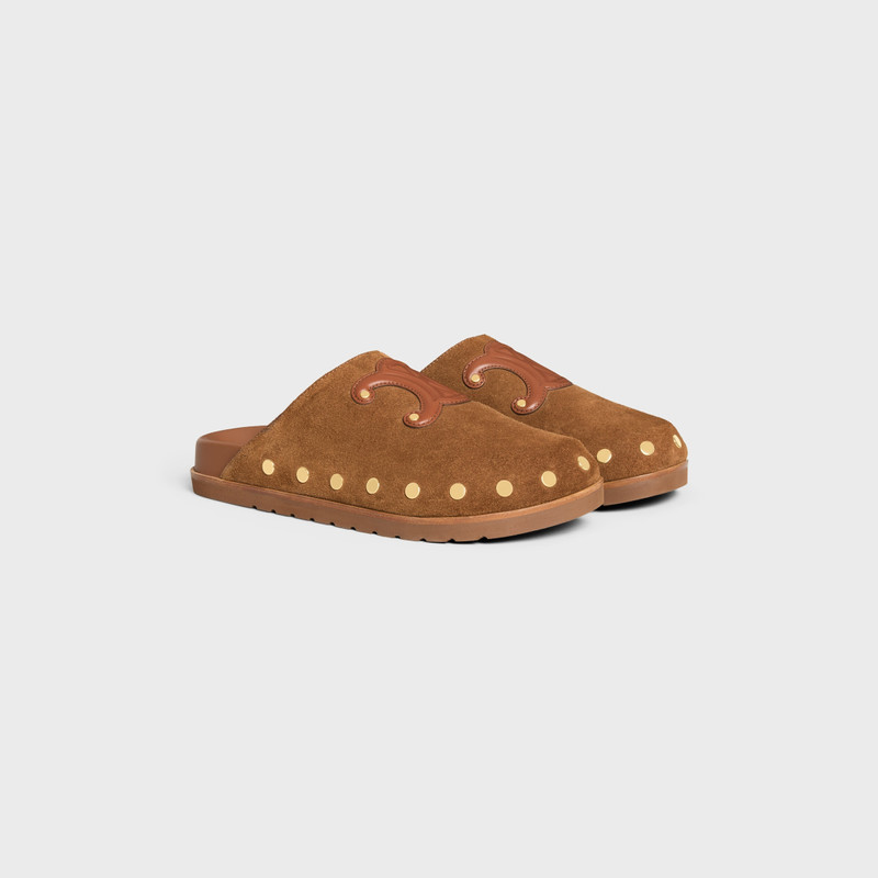 CELINE PITEA CLOG IN SUEDE CALFSKIN 2
