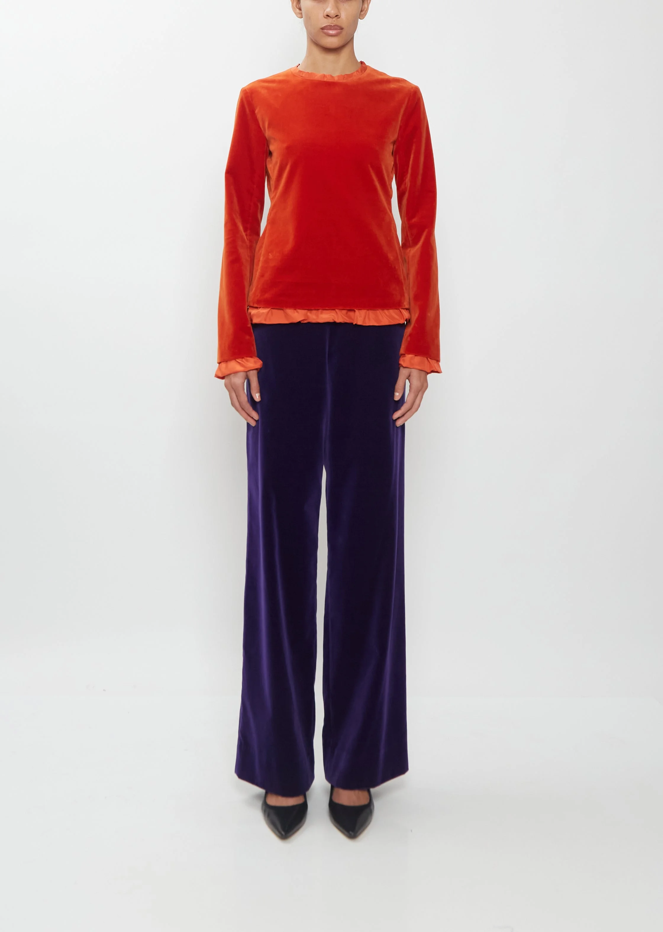Cotton Velvet Pant - 1