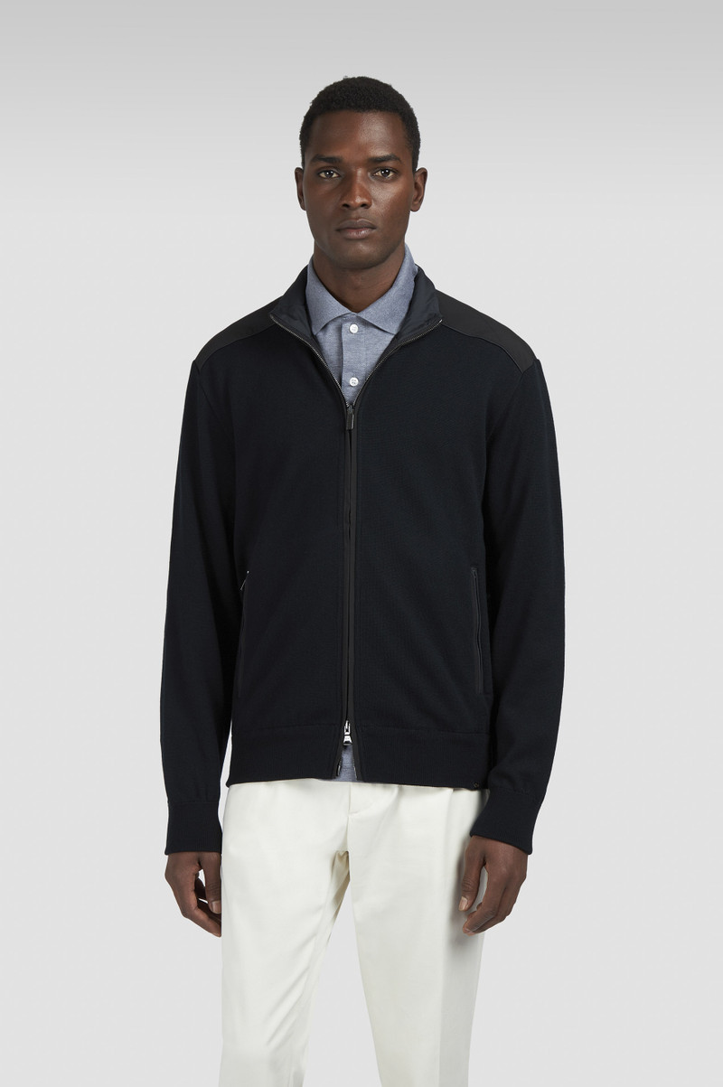 SOFT COOL TOUCH WOOL ZIP-UP SWEATER WITH TYPHOON® PLATINUM DETAILS 9