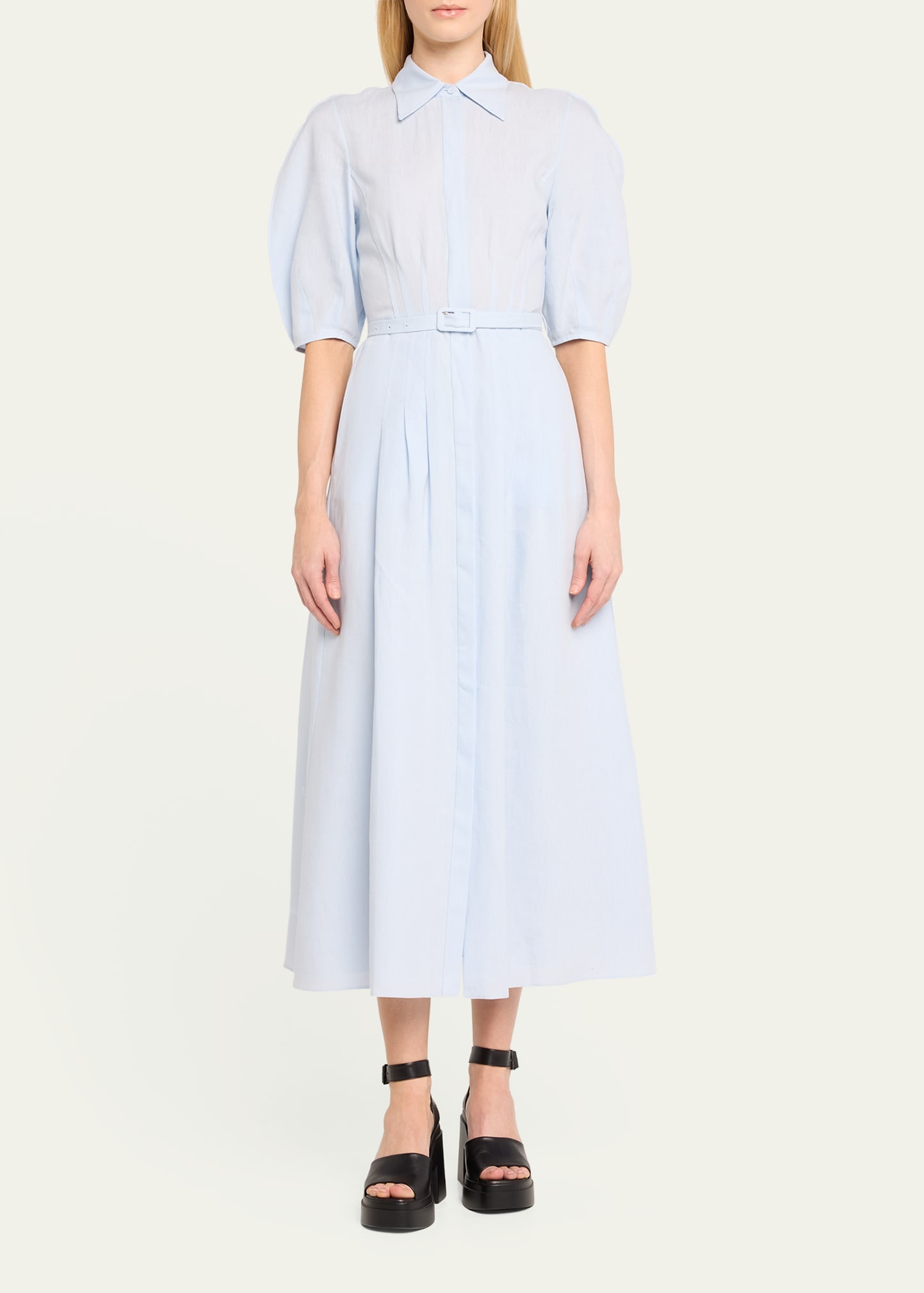 Maude Belted Shirt Dress - 2