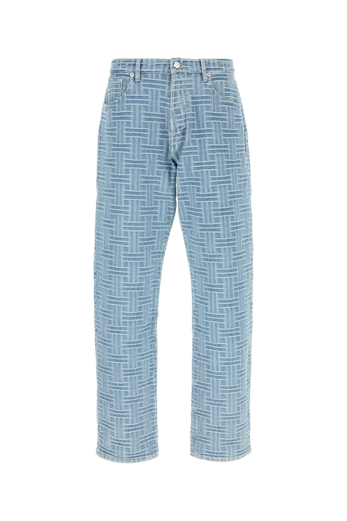 Embroidered denim jeans - 1