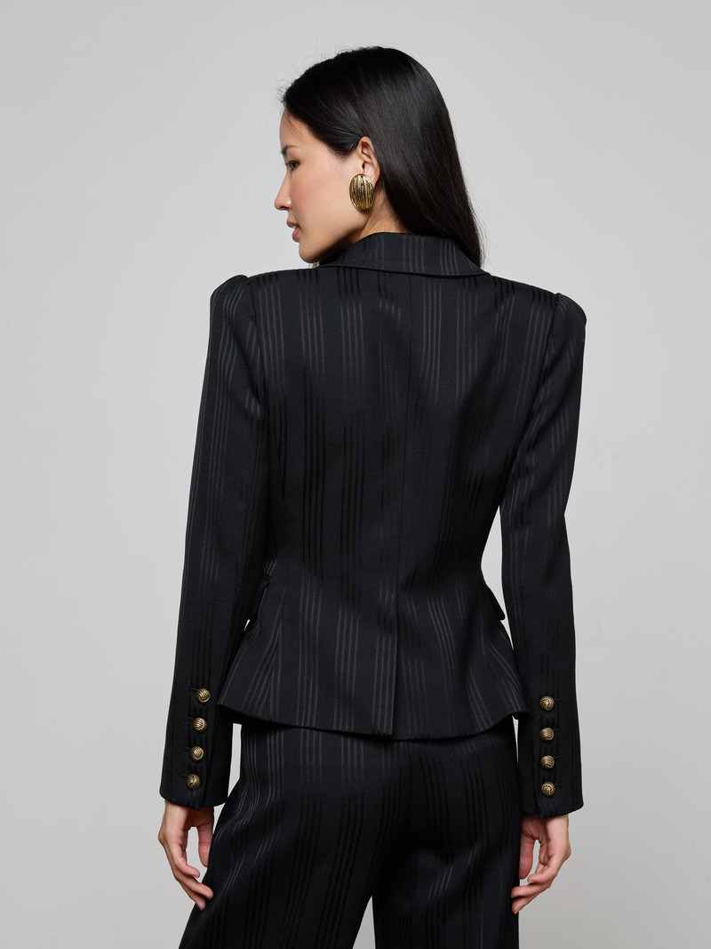 Kaisley Faux Fur Collar Blazer 6