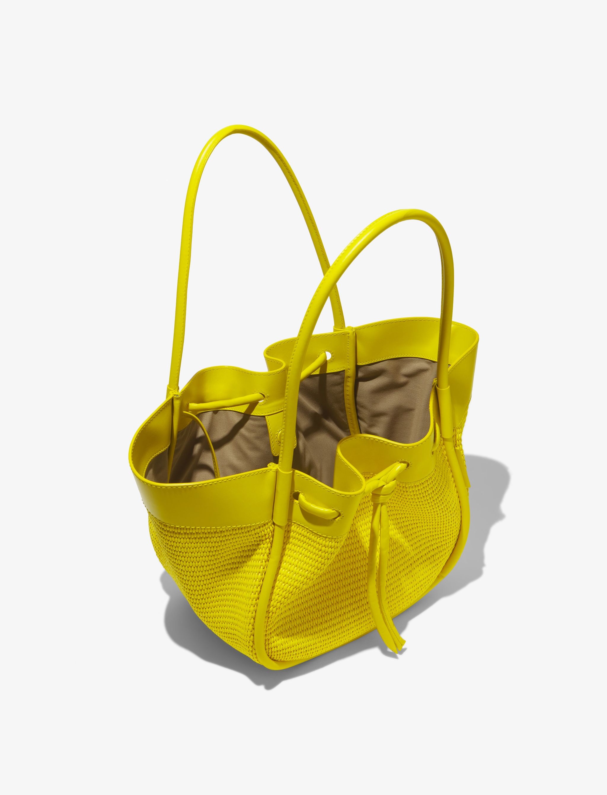 Raffia Ruched Tote - 5