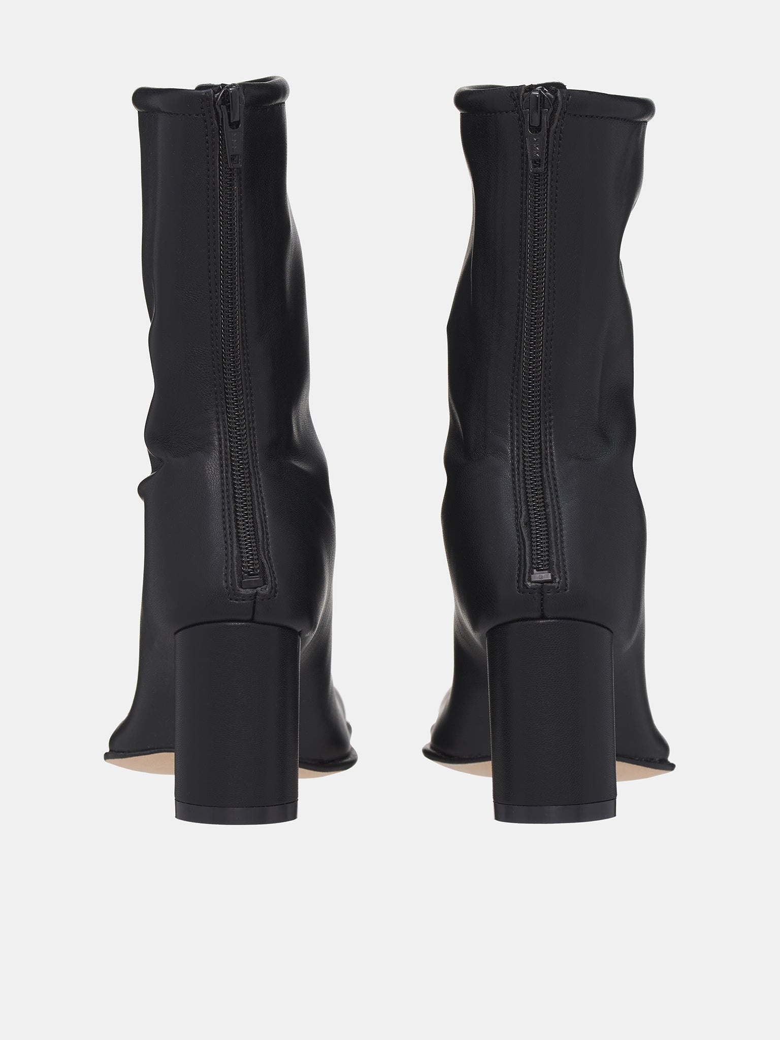 Pointed Slim Boots - 4