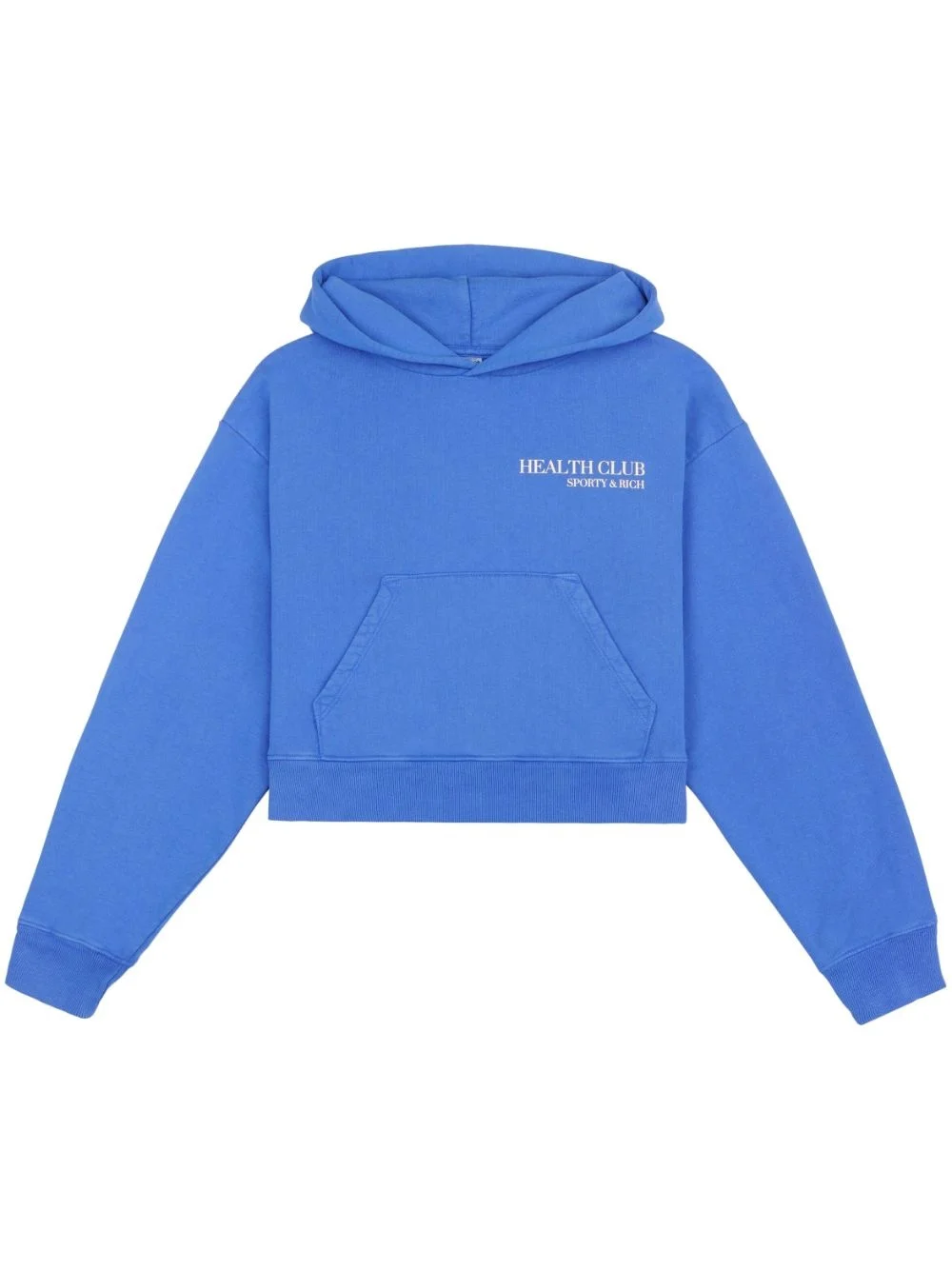 logo-print cotton hoodie - 1