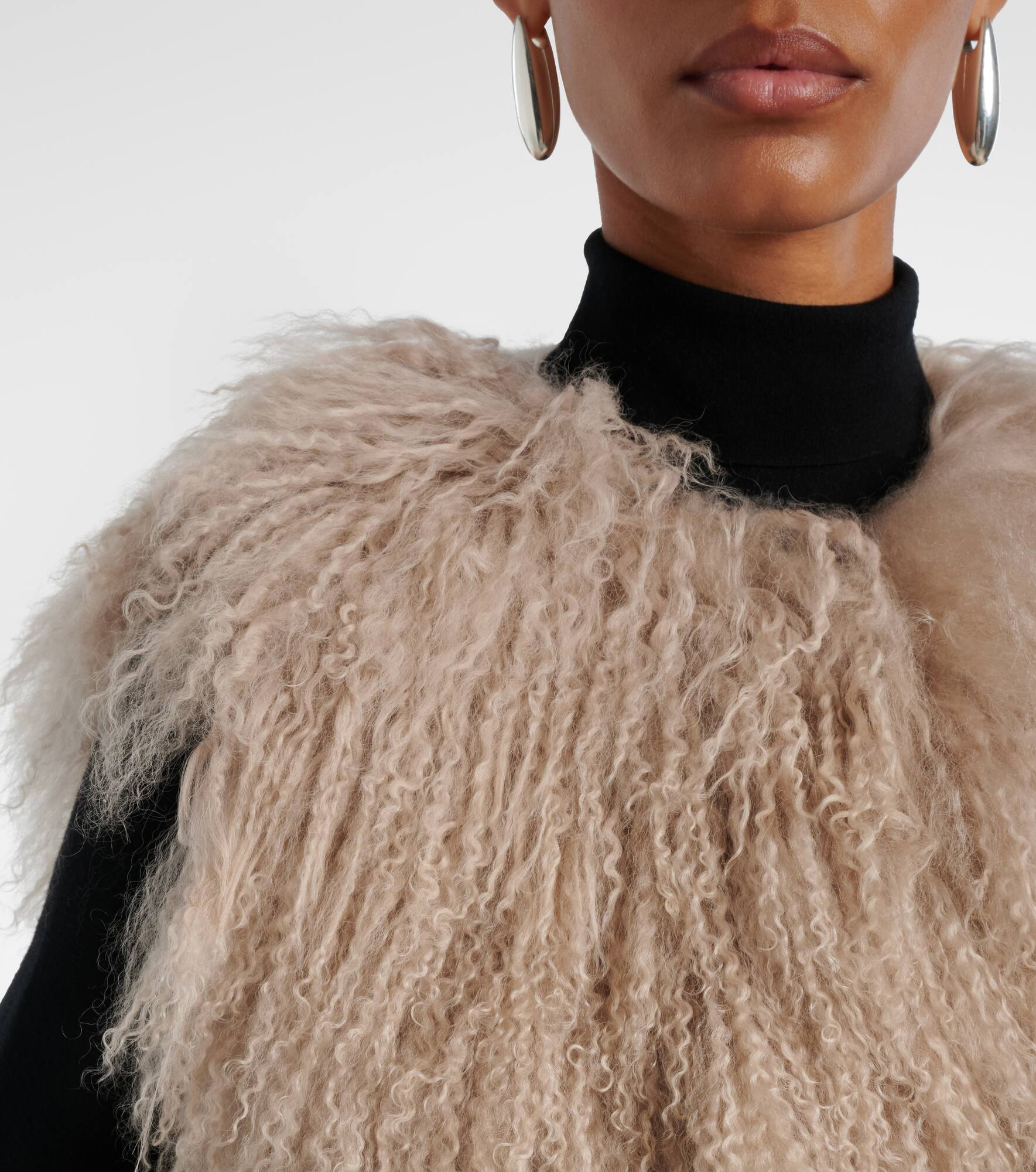 Shearling gilet - 4