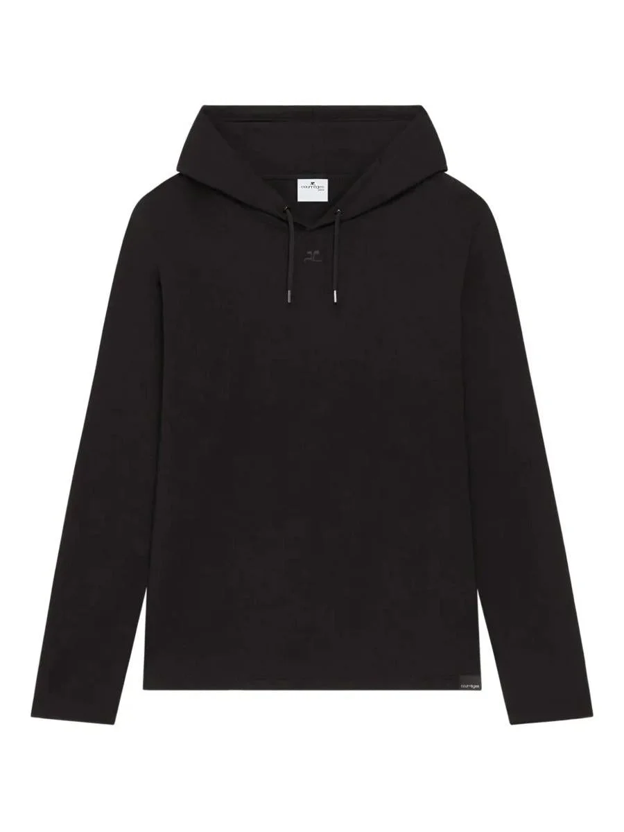 Courrèges "Off Shoulder" Hooded T-Shirt Clothing - 1