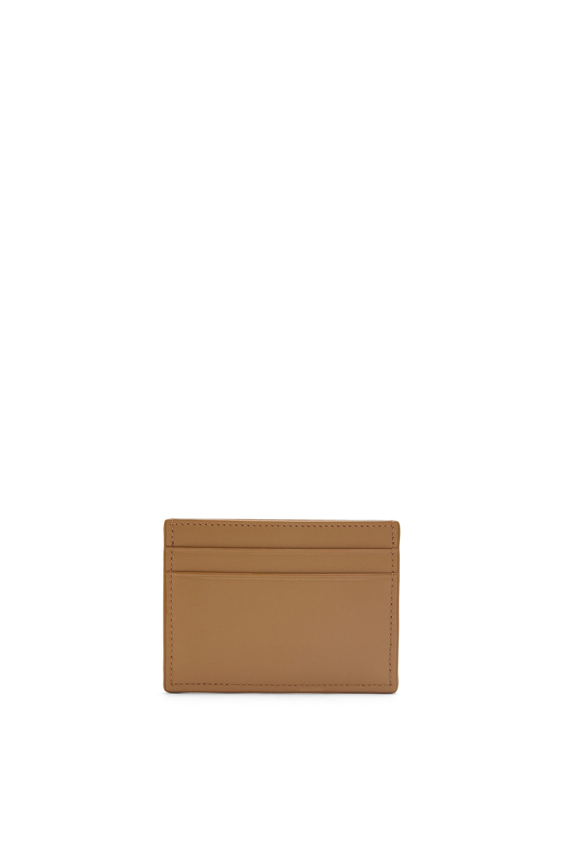 Lemur plain cardholder in satin calfskin - 3