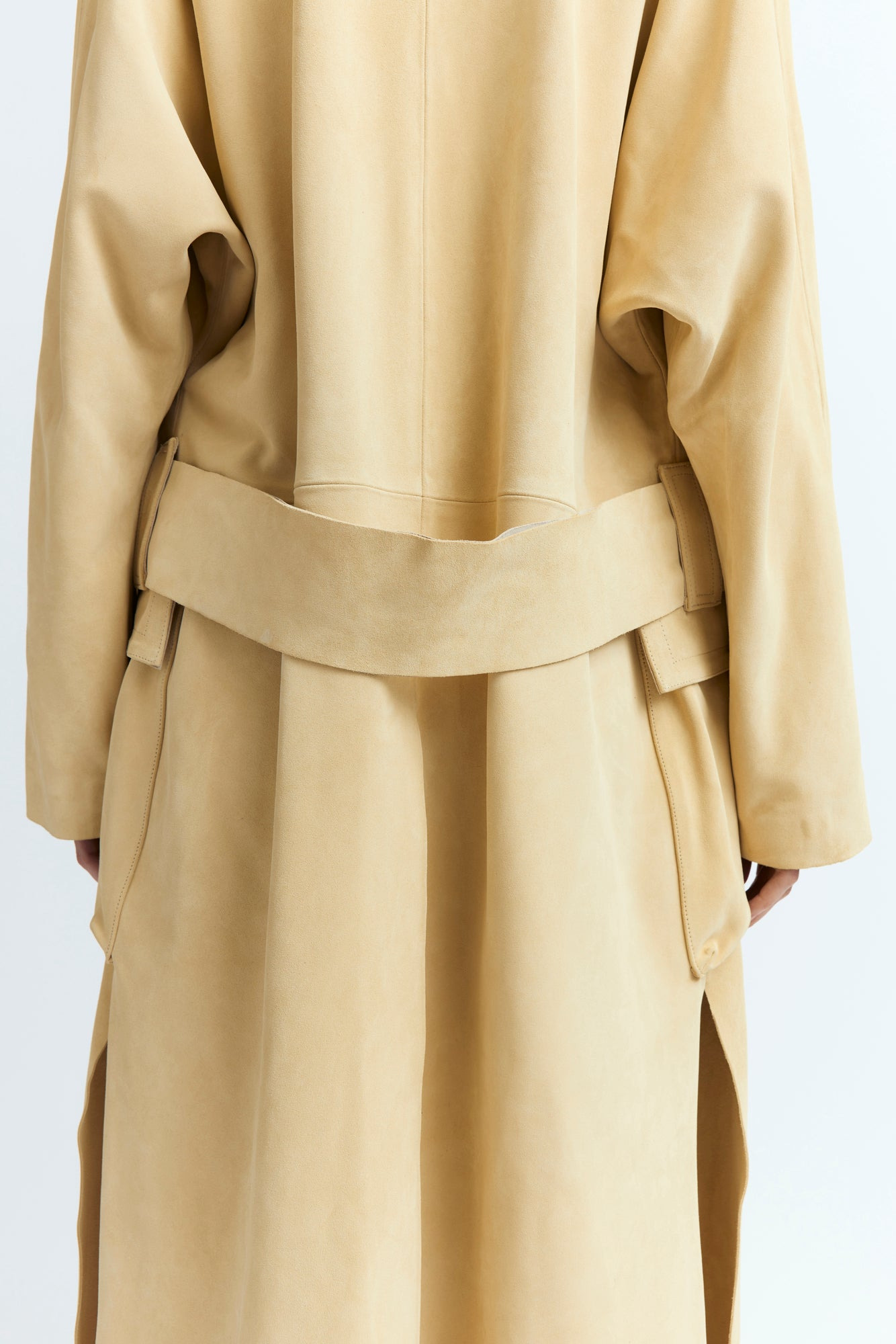 CINZIA COAT IN SUEDE - 5