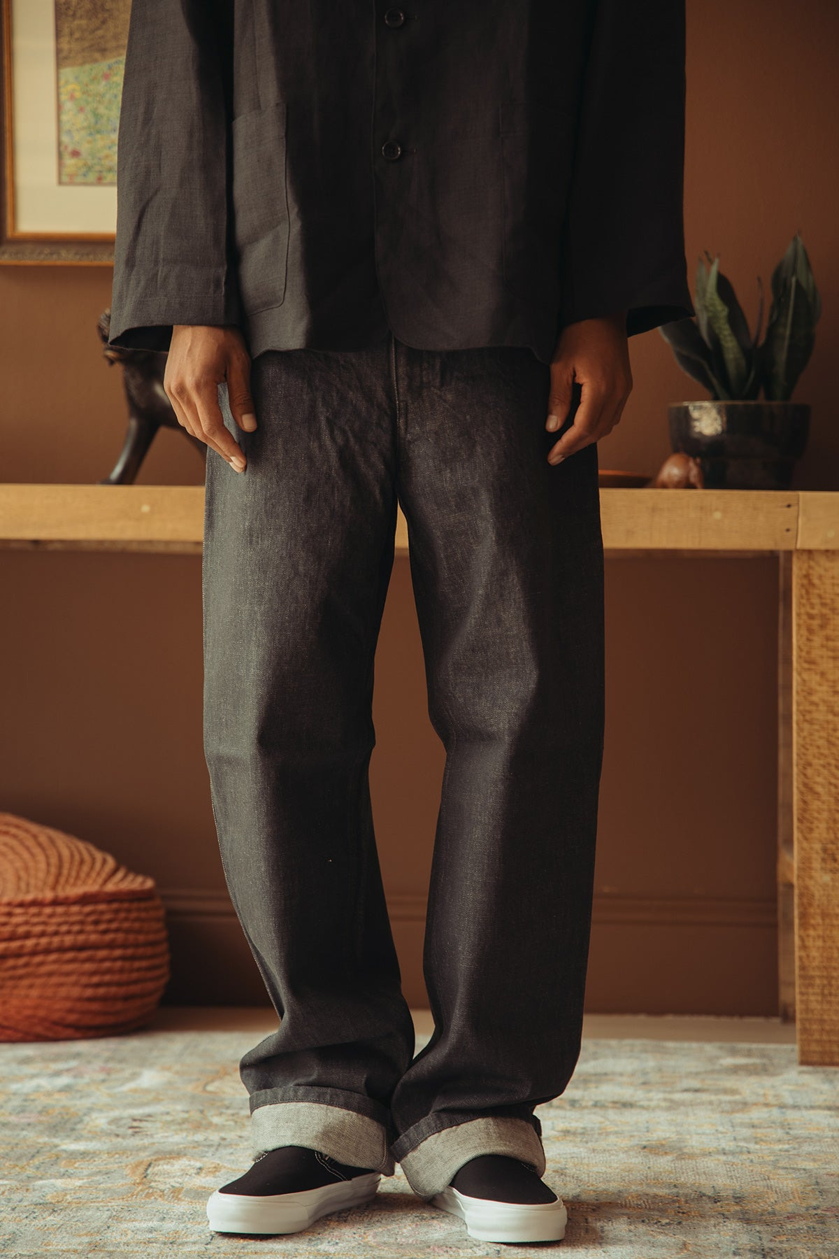 5pkt Jean - Grey 12oz One Wash Denim - 2