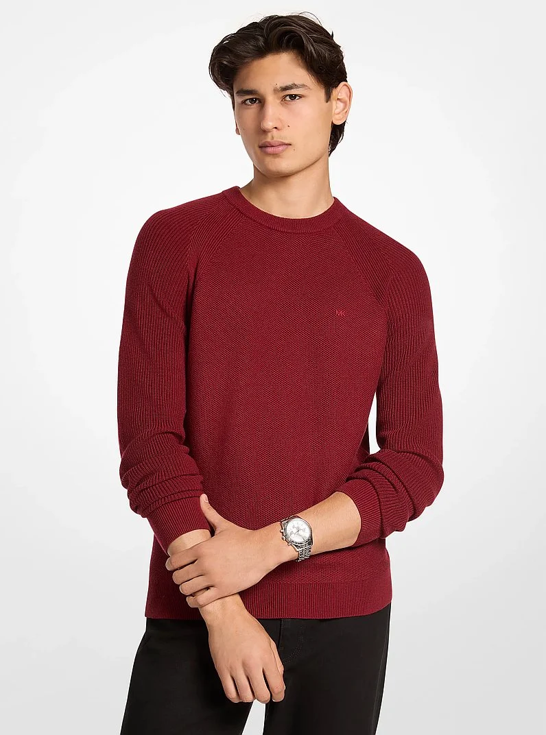 Wool Blend Crewneck Sweater - 1