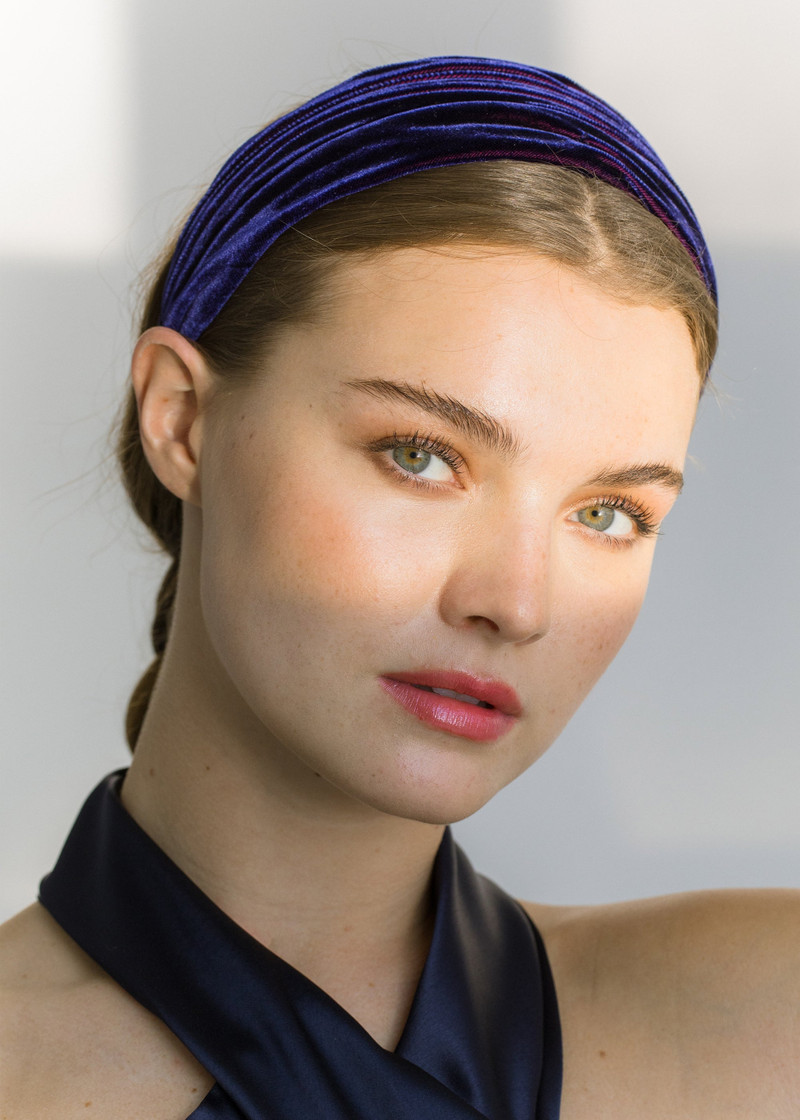 Jennifer Behr Natasha Velvet Headband outlook